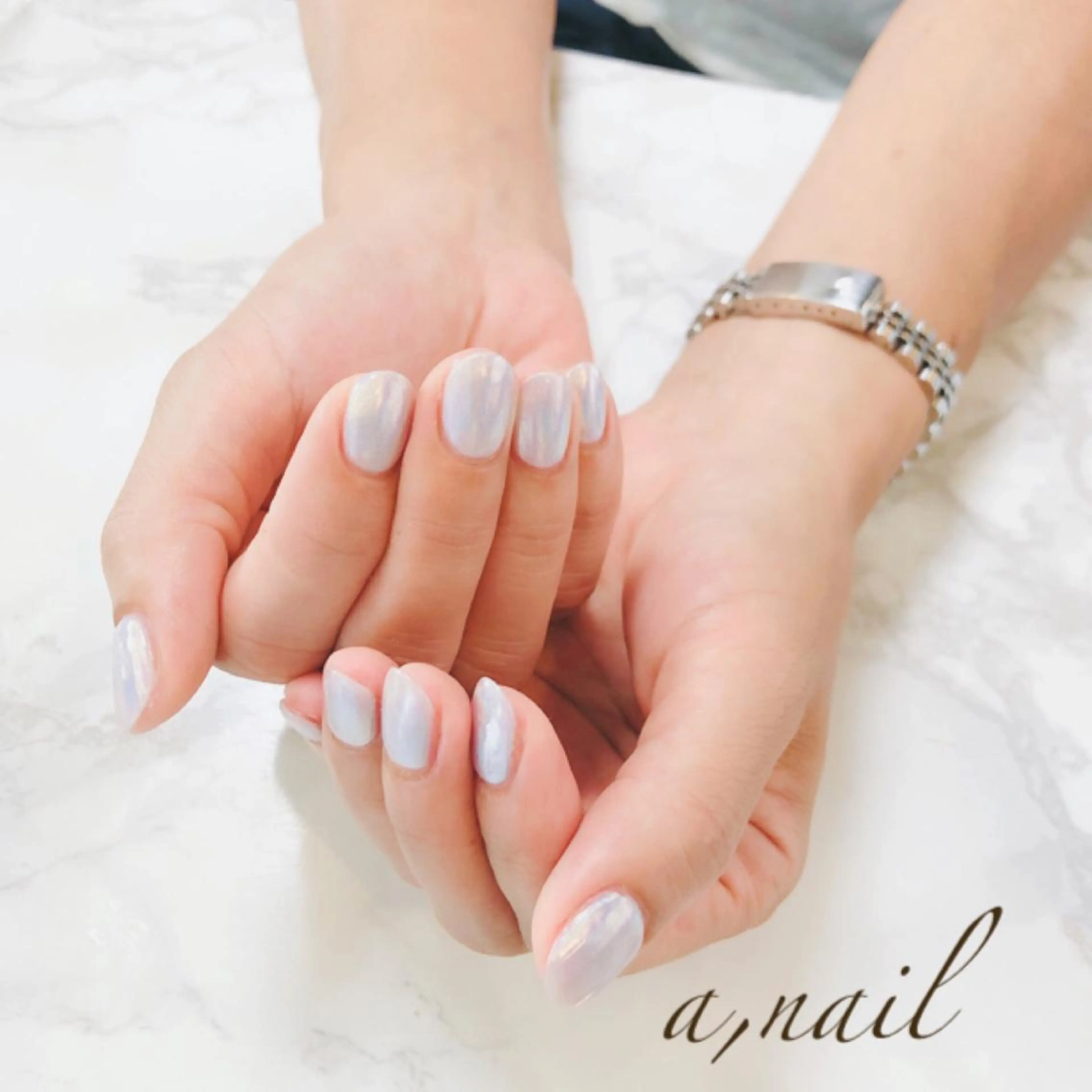 ネイル フットネイル ジェルネイル グラデーション ミラーネイル オフィスネイル ネイルサロン エーネイルのネイルデザイン