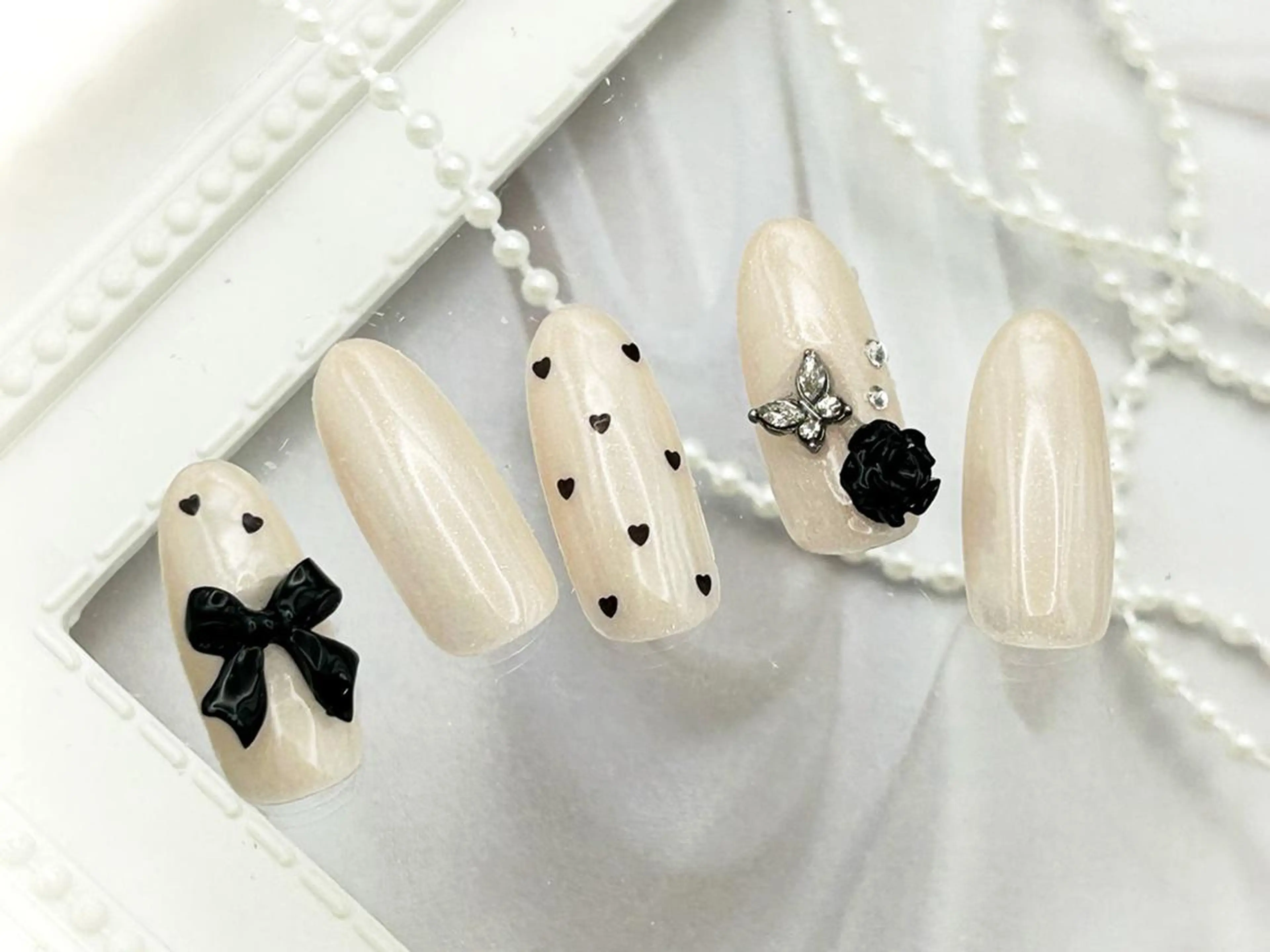 ネイル ハンドネイル orbe 芳長のネイルデザイン