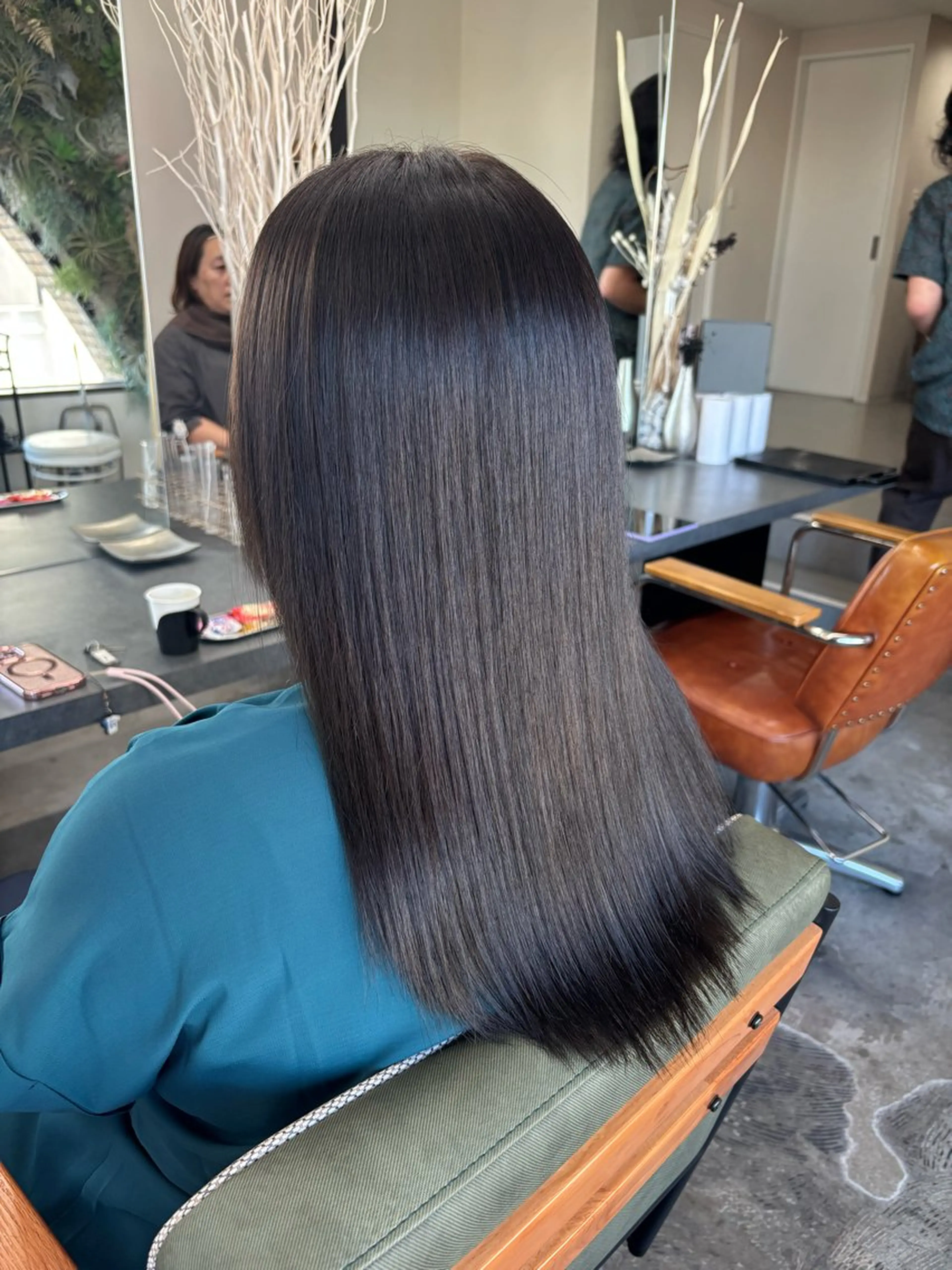 ロング 縮毛矯正 Hair room nico...所属・nico麻生　長谷川 裕月のヘアスタイル