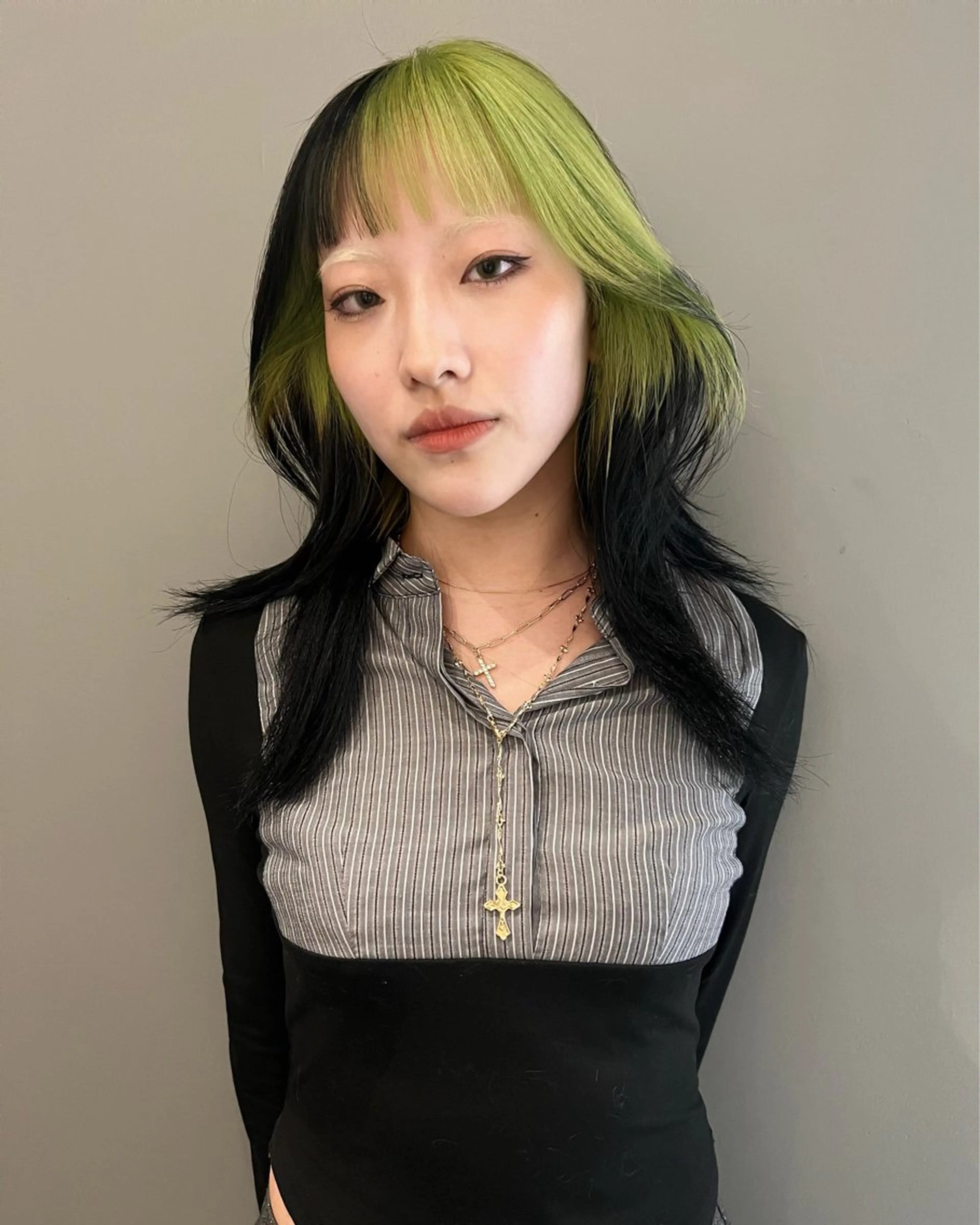 セミロング カラー カット ヘアカラー haco＋所属・圧倒的デザイン力 店長🎨RENAのヘアスタイル