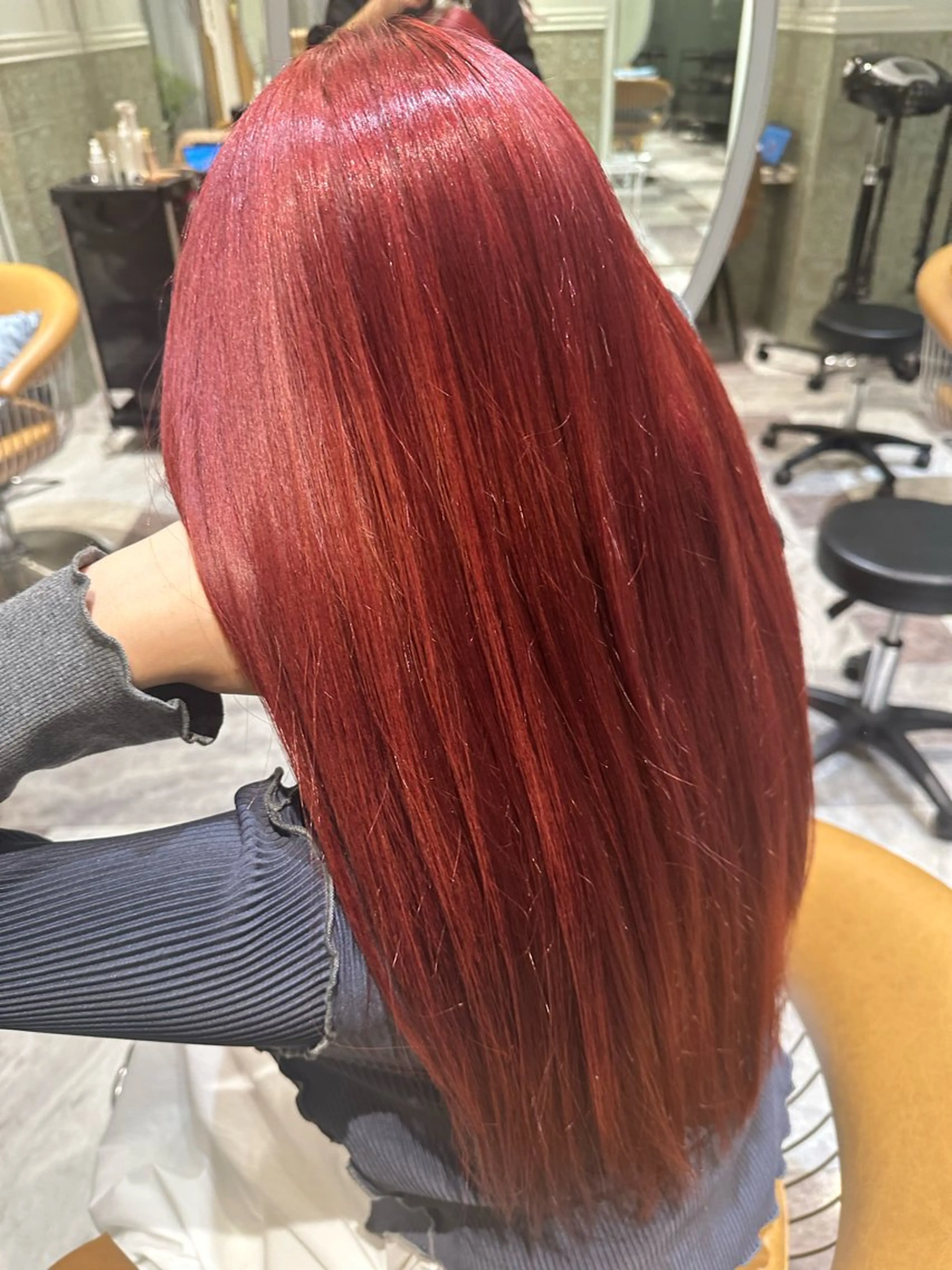 ロング MASHU韓国ヘア/ レイヤー/透明感カラのヘアスタイル