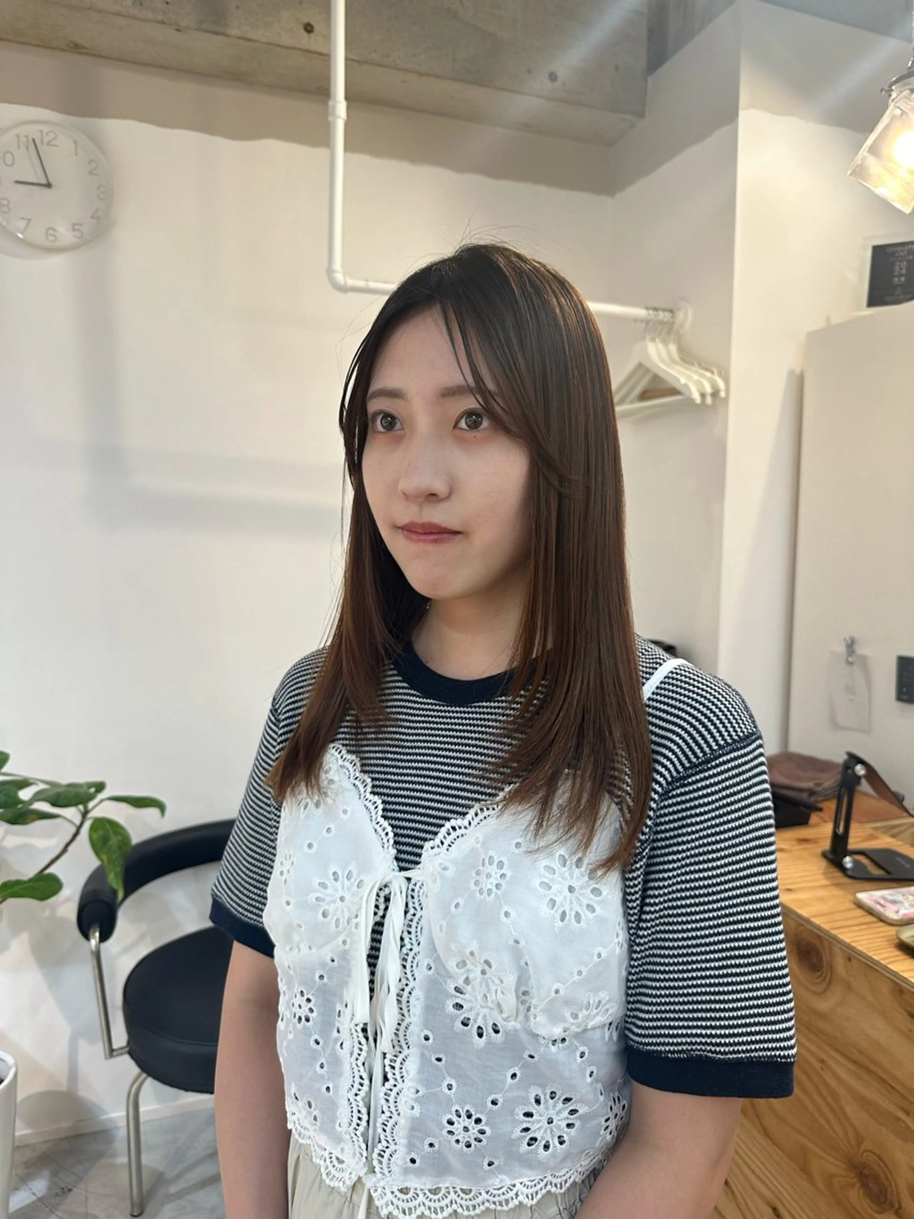 セミロング 縮毛矯正 fit /Rihoのヘアスタイル