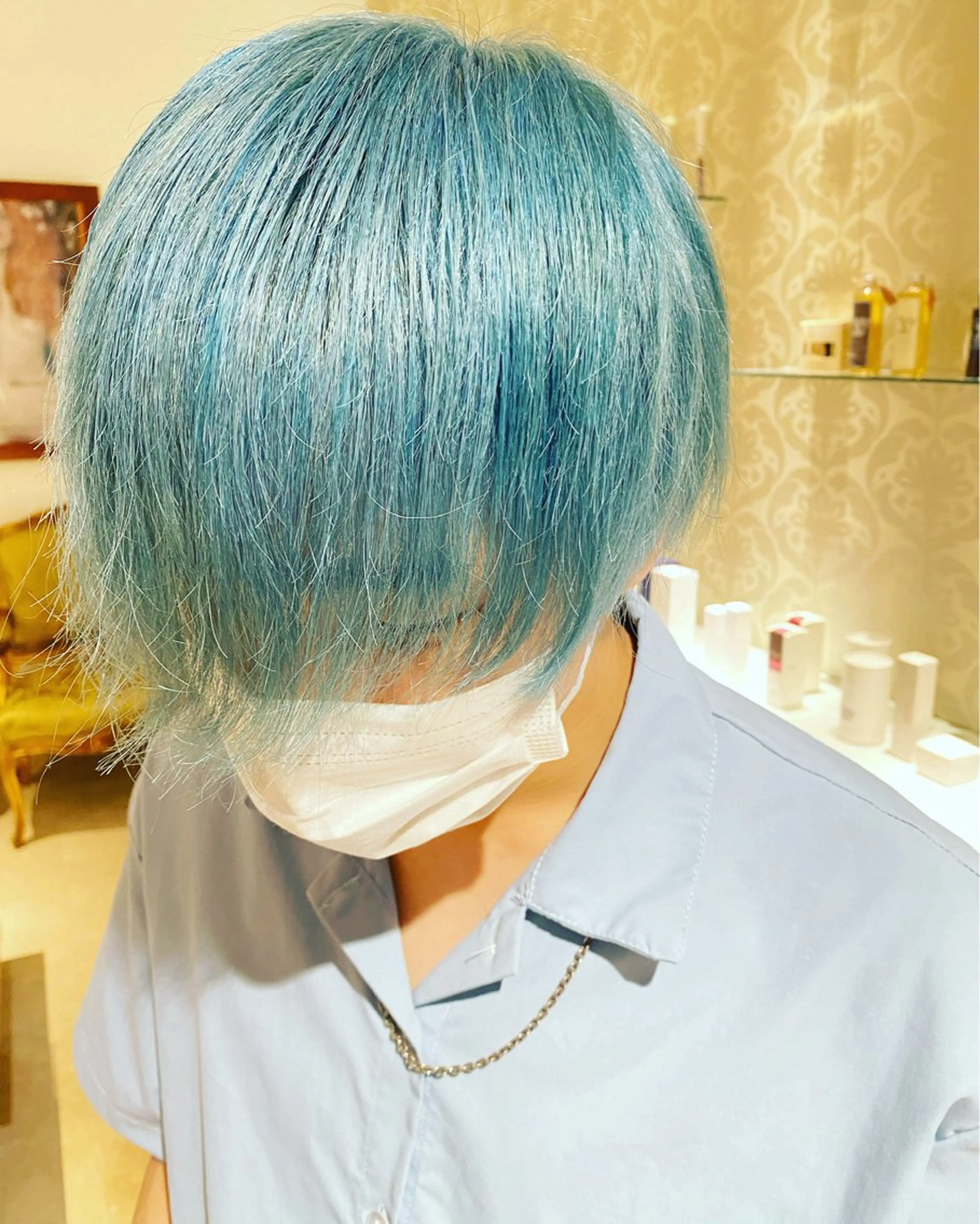 ショート カラー メンズ カラースペシャリスト ・齊藤 羽瑠輝のヘアスタイル