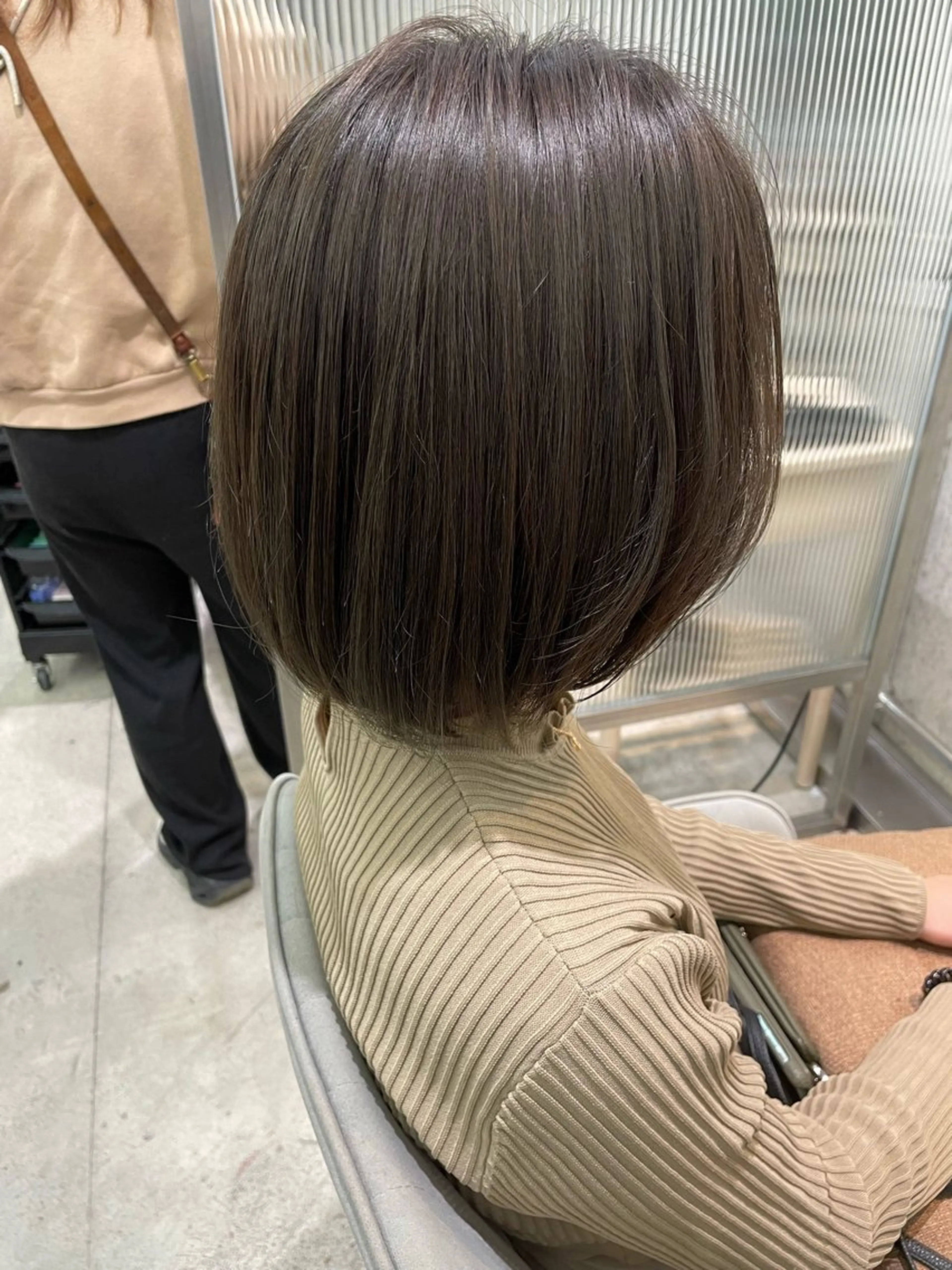 白髪カラーリタッチ(セルフドライ)の写真