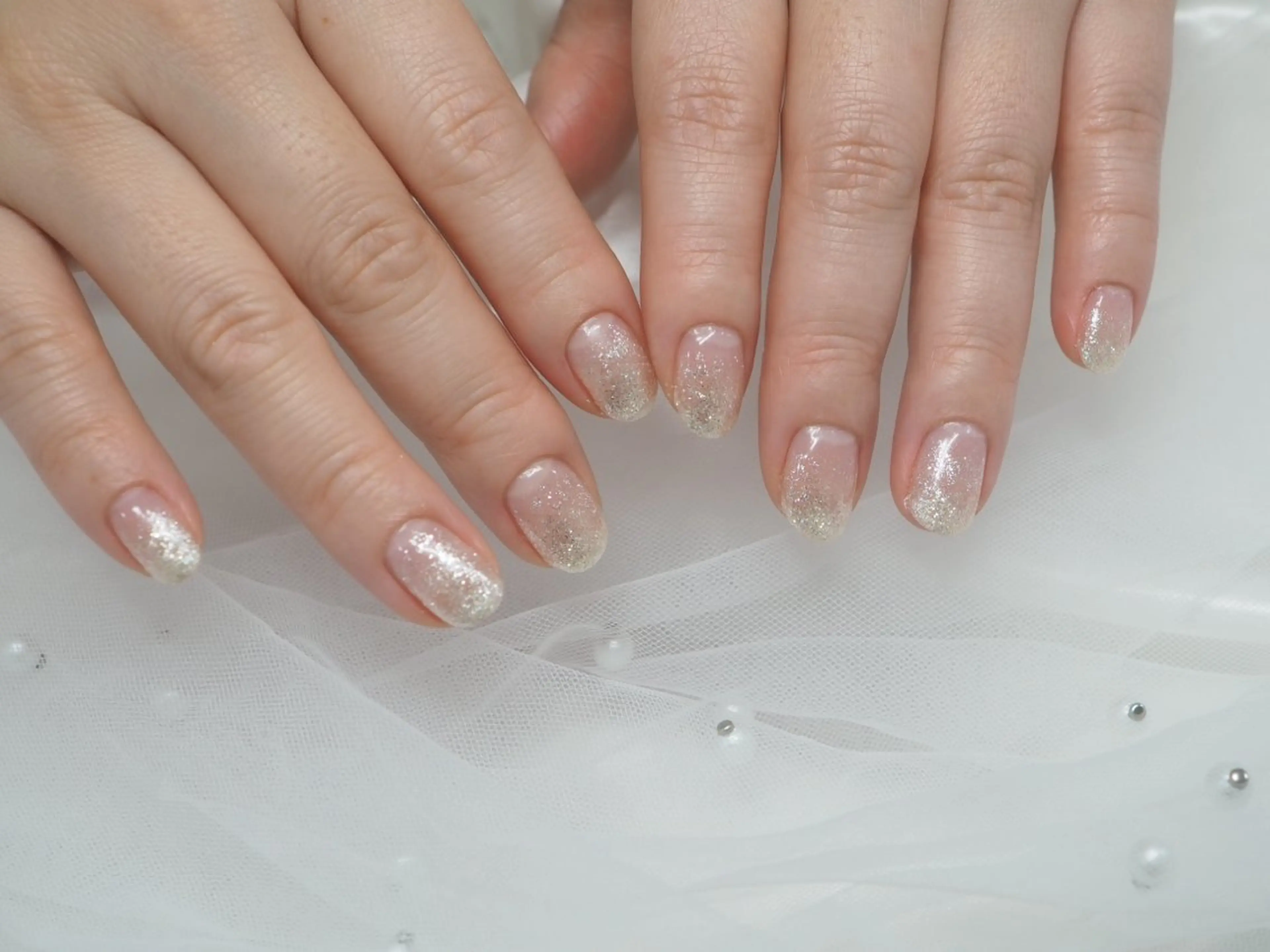 【オフ有り✅】ワンカラー🤍グラデーション🤍フレンチ(⚠️土日祝＋５５０円)の写真