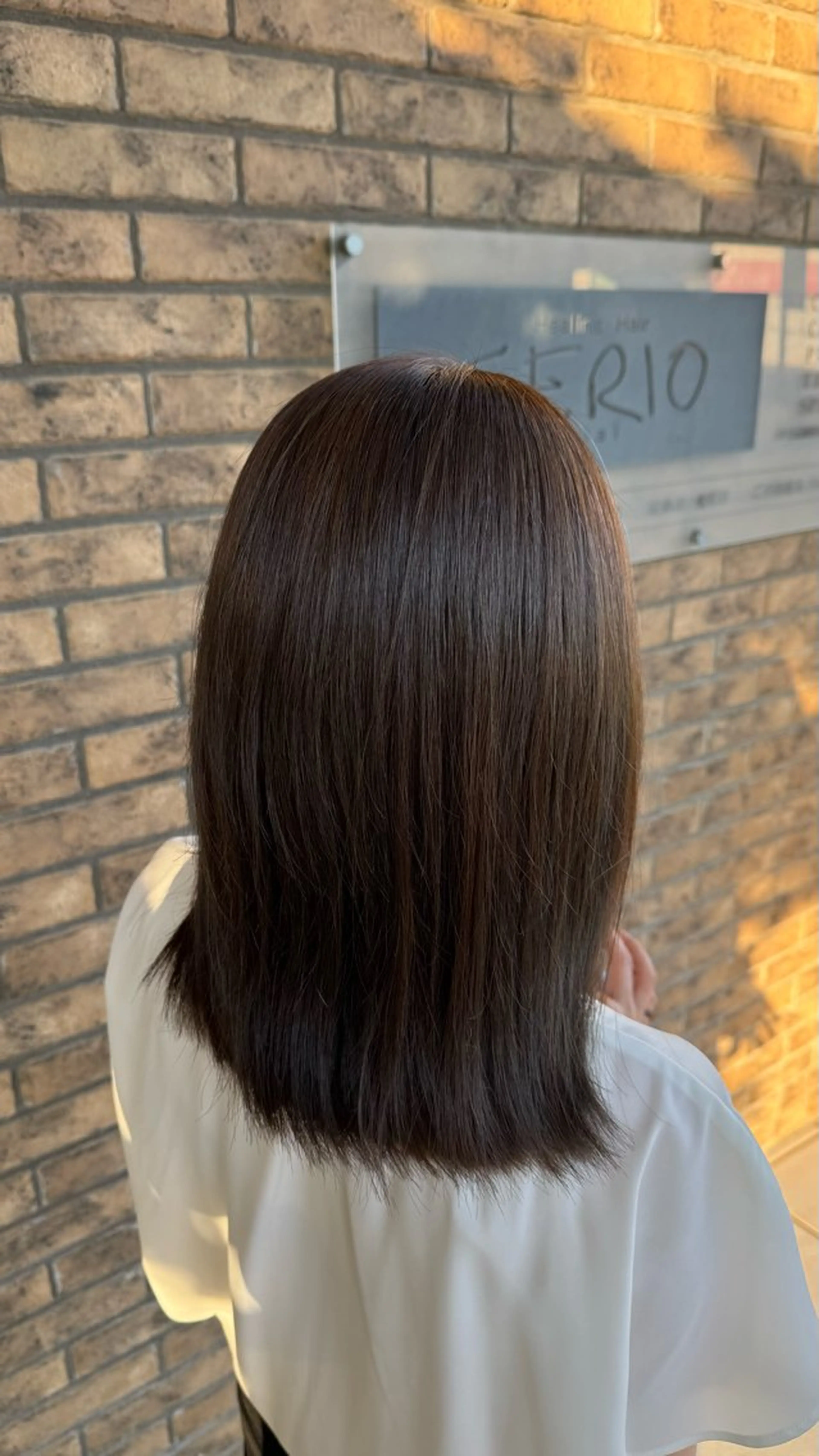 ミディアム カラー ヘアカラー 伴野 泰紀のヘアスタイル