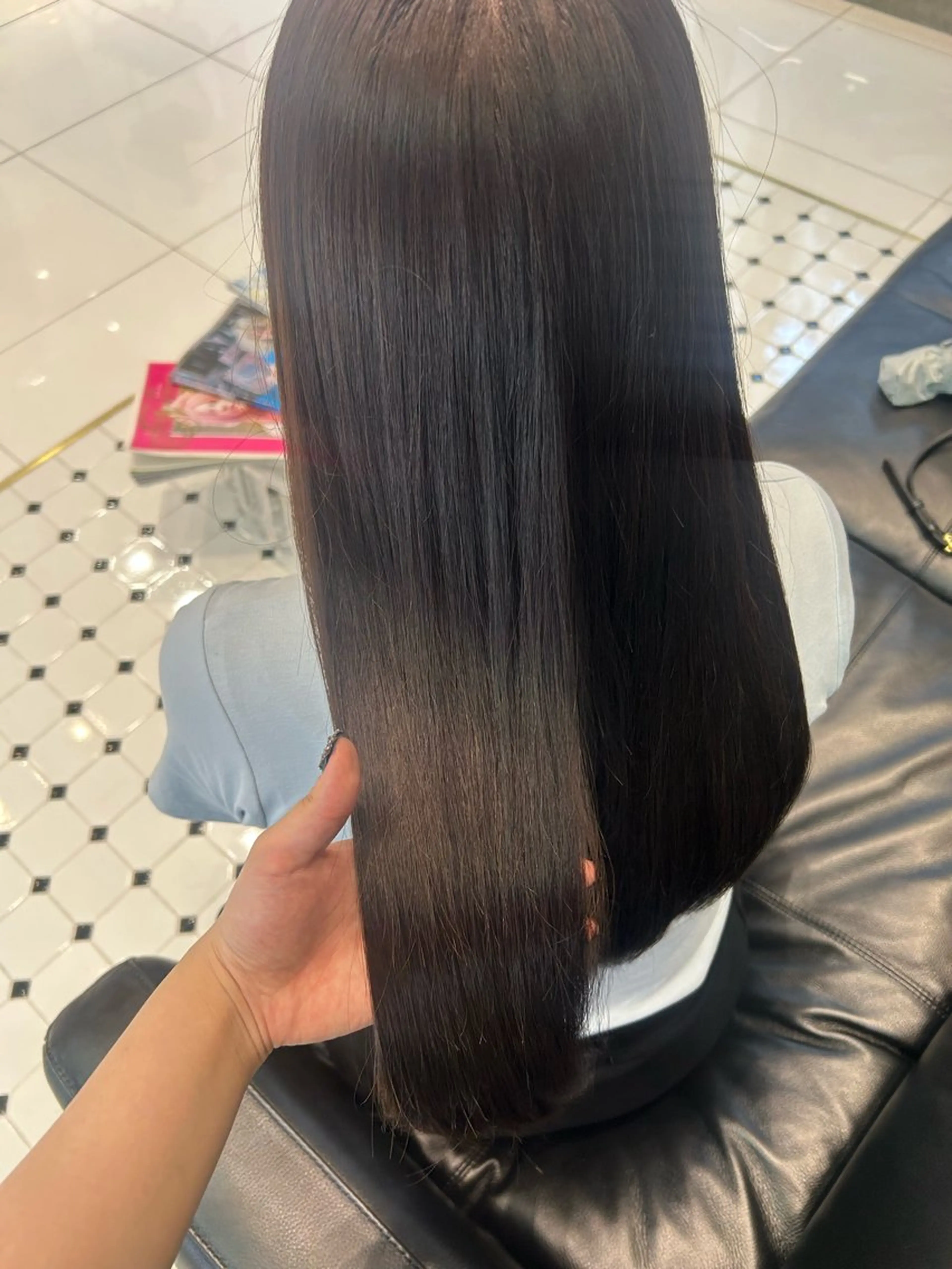 透明感ある艶カラーしたい方おすすめ🌱       　 【ワンカラー】の写真