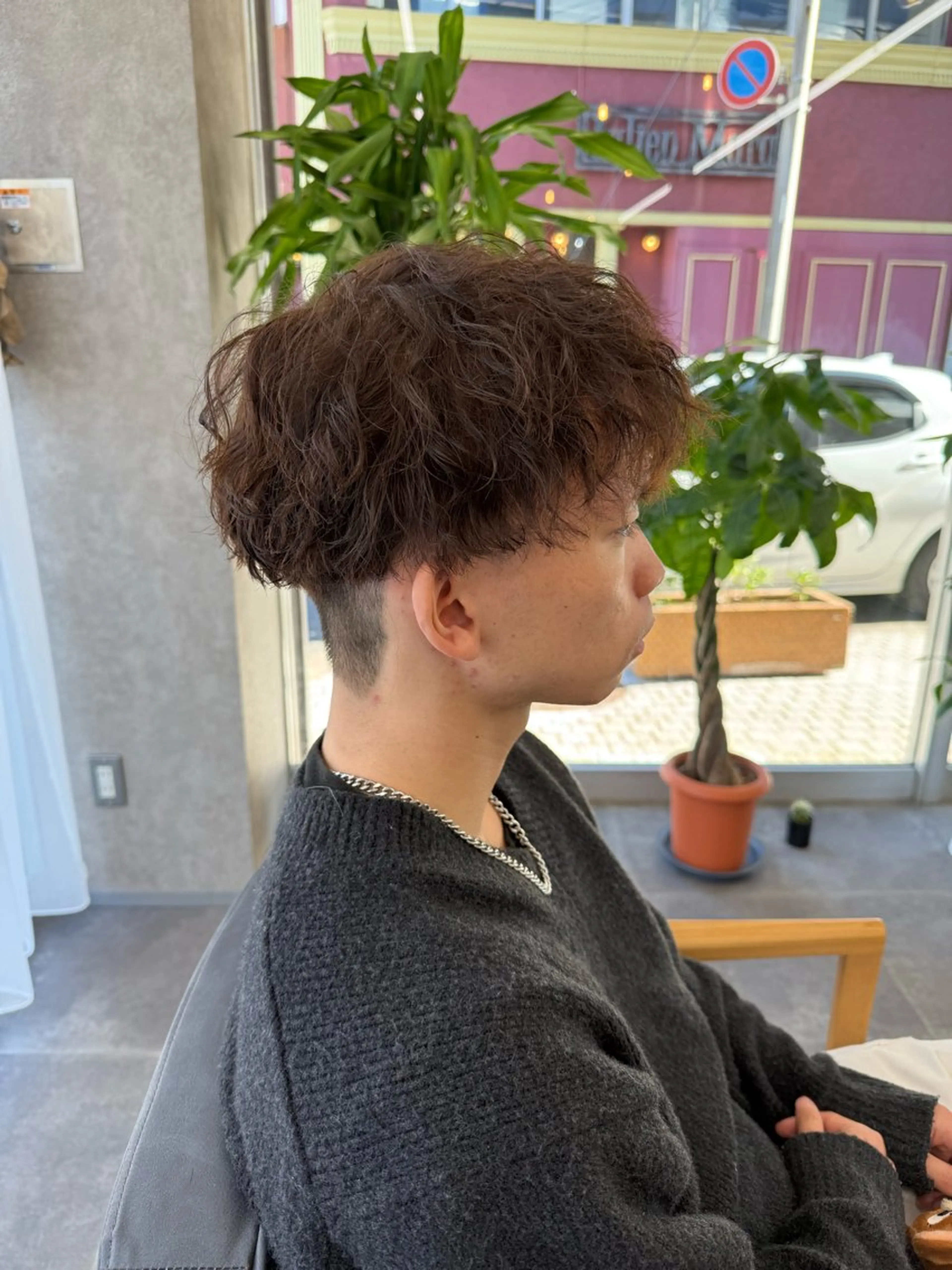 パーマ メンズ カット パーマ  ︎︎ 楓のヘアスタイル