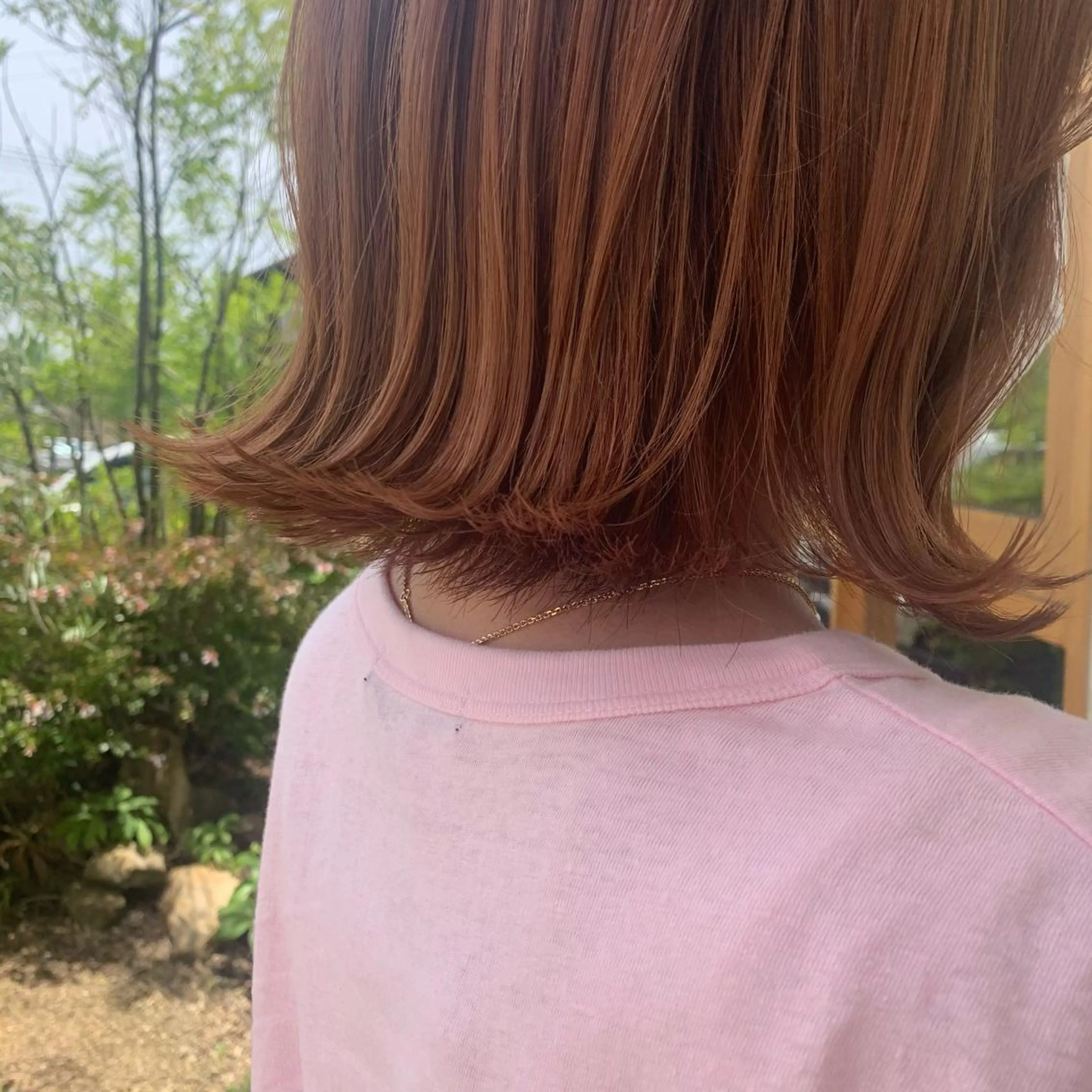 ミディアム ヘアカラー トリートメント 山本 知佳のヘアスタイル