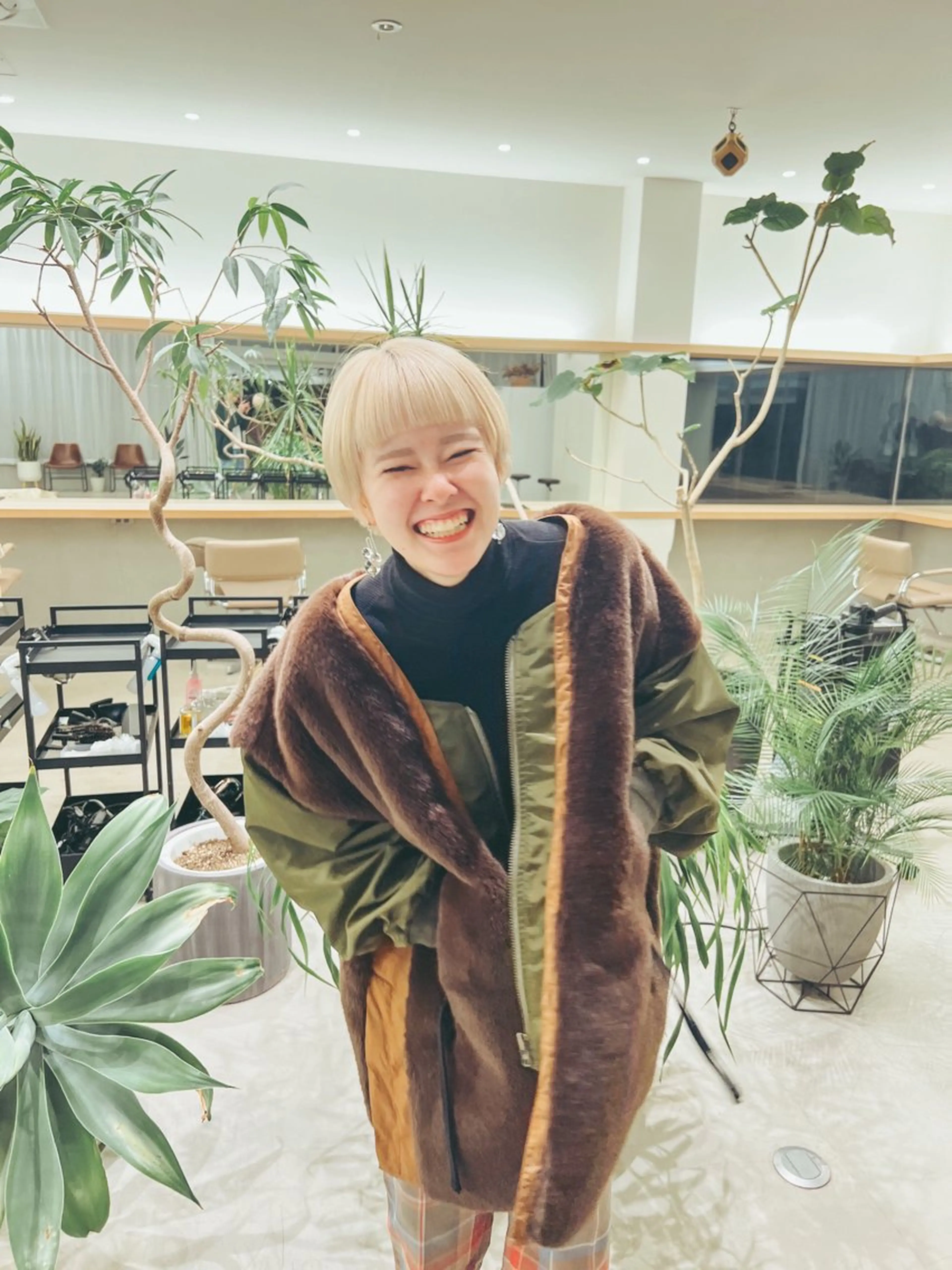 ショート カラー カット ヘアカラー トリートメント つくばUtooe's 副店長　寺沢颯のヘアスタイル