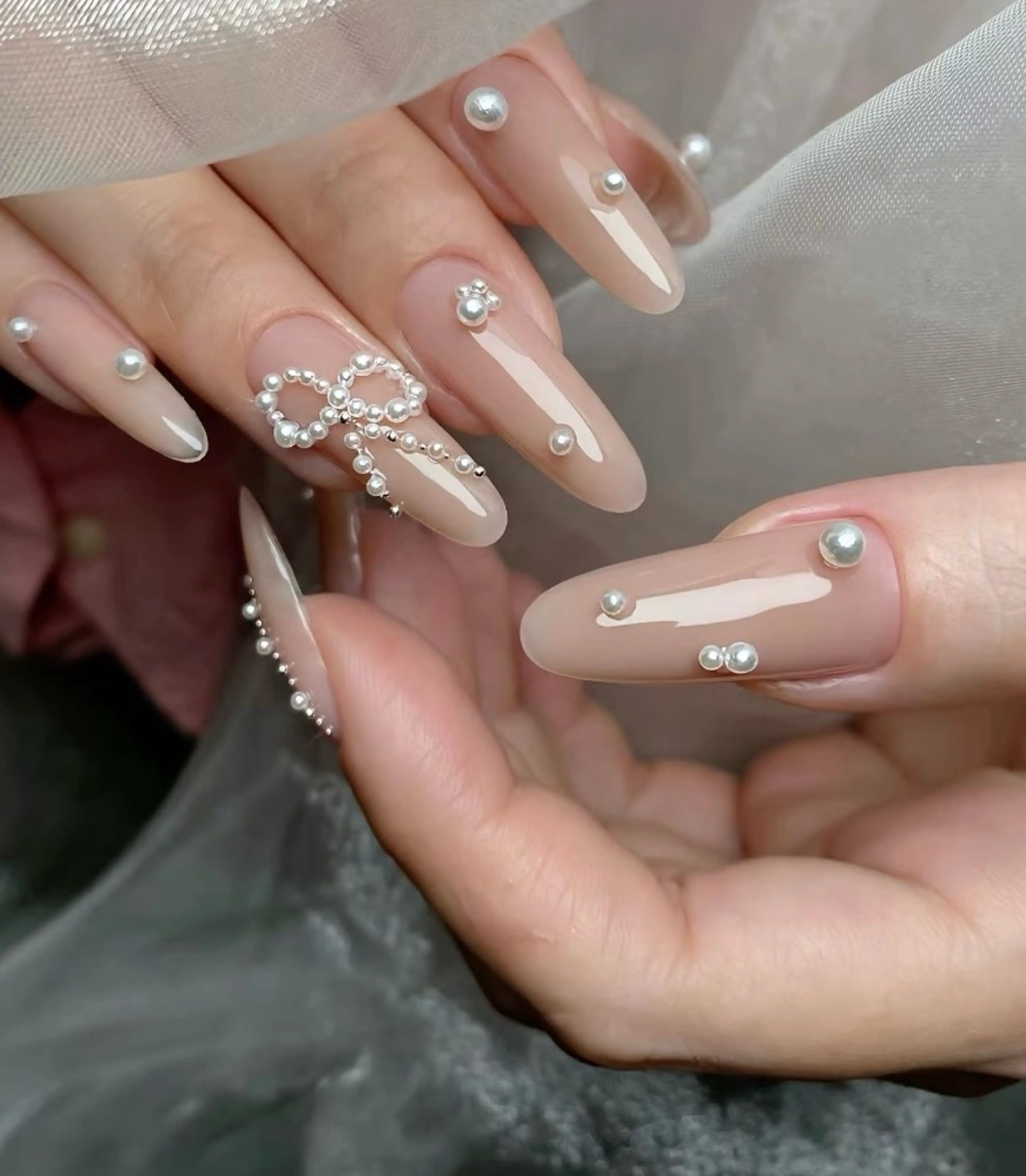 ネイル アートネイル べっ甲ネイル チークネイル 成人式 長さ出し ハンドネイル ハンドケア For you. Nail Salonのネイルデザイン