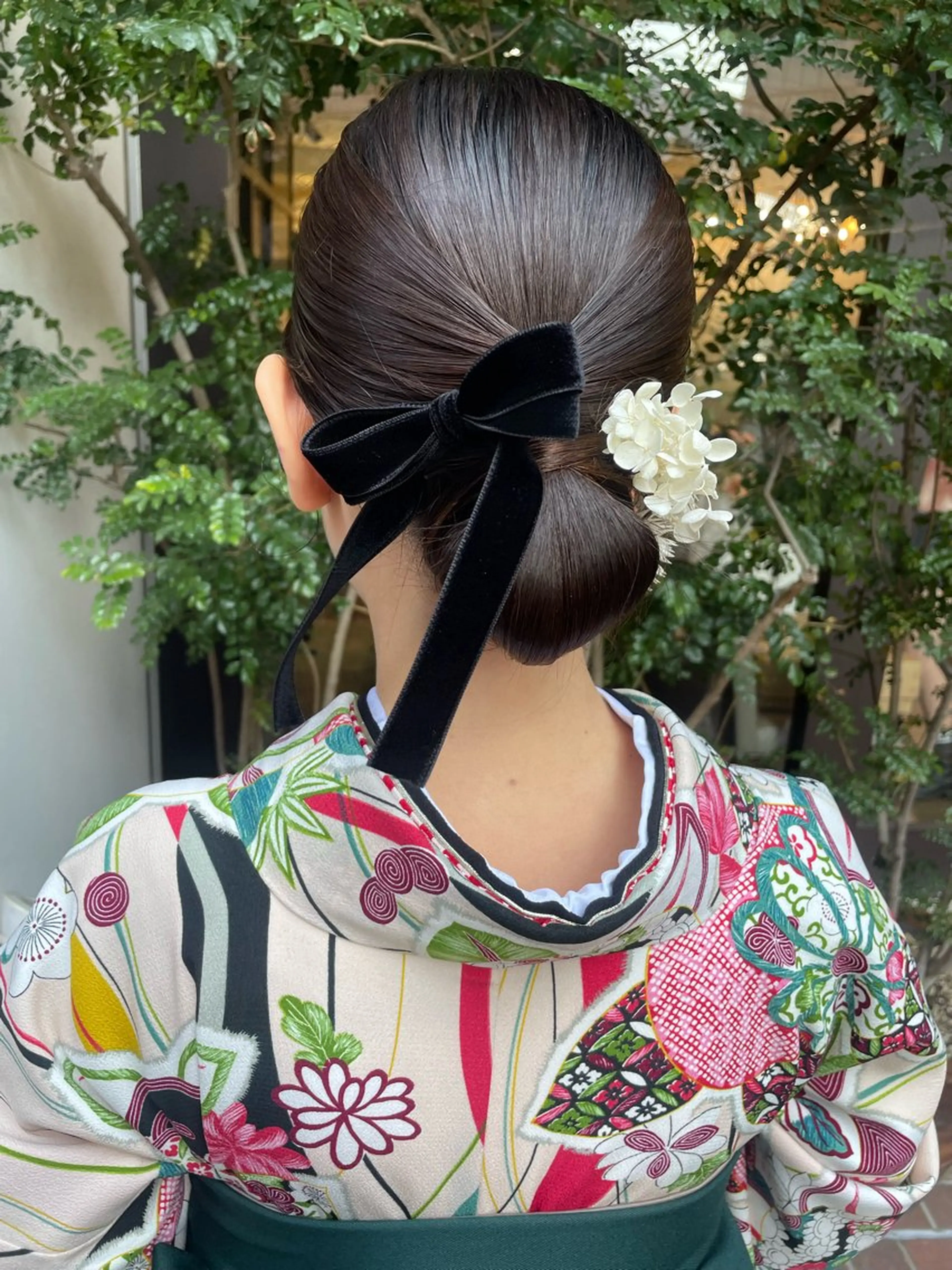 セミロング ヘアアレンジ 卒業式のヘアスタイル 美容室Rouge所属・大城 麗良のその他イメージ