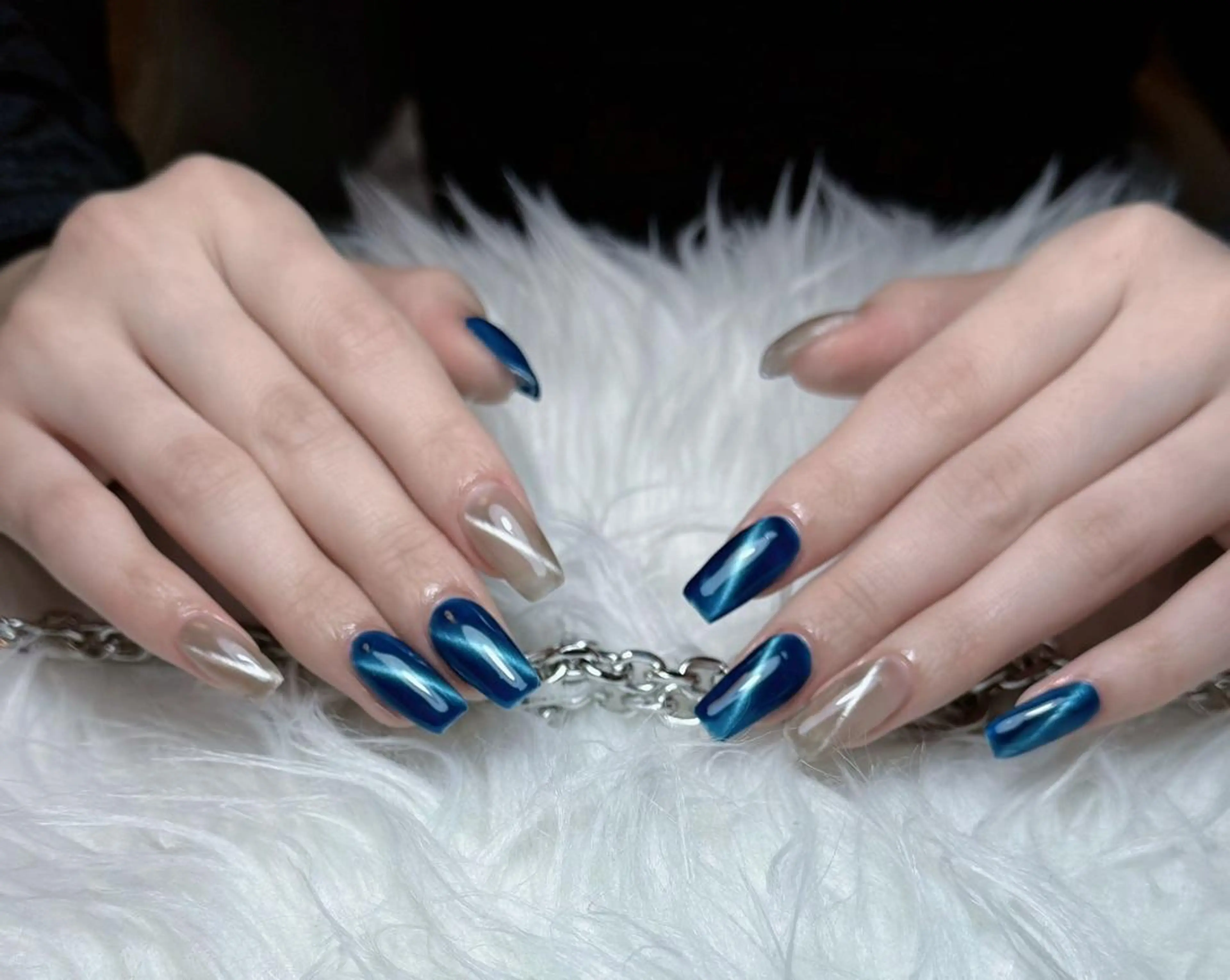 ネイル H3 Nail Tsuki🦋💙のネイルデザイン