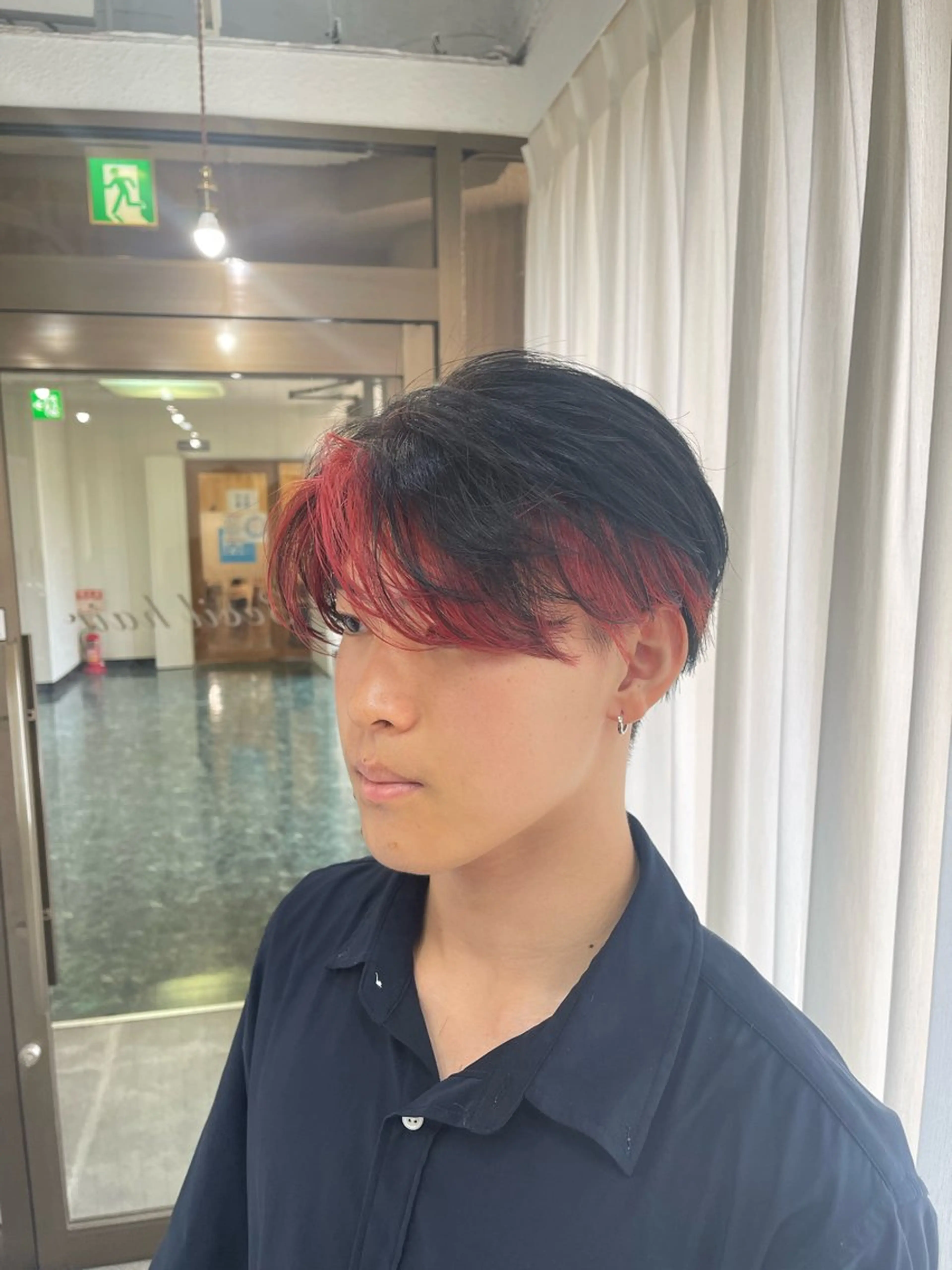 ショート カラー メンズ メンズブリーチ メンズインナーカラー ブリーチ ケアブリーチ デザインカラー ヘアカラー トリートメント SOYON西大寺店所属・ダブルカラー/ 髪質改善💎安藤のヘアスタイル