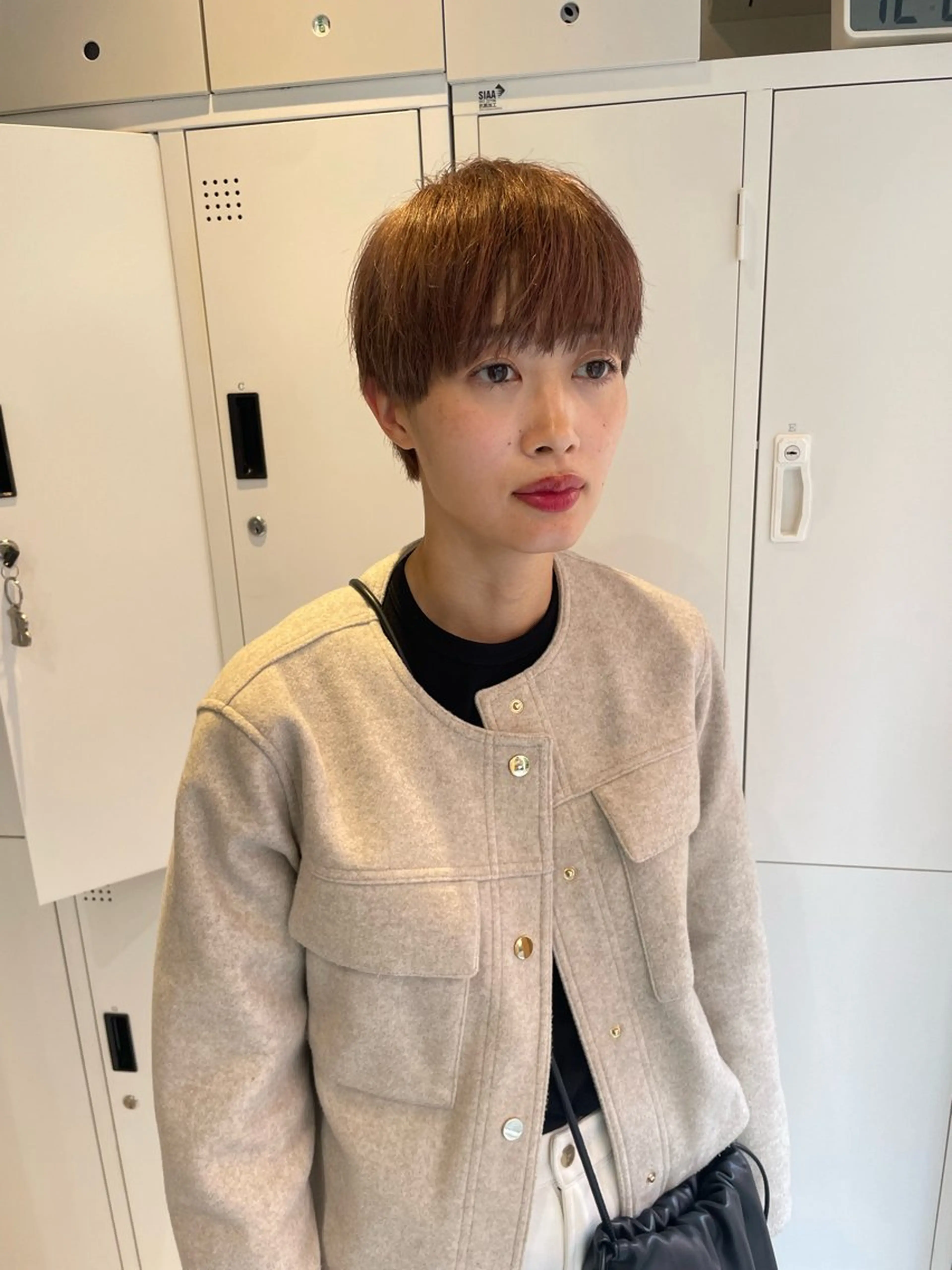 ショート カラー カット ヘアカラー トリートメント 髙橋奈緒子 ⭐︎newi京橋のヘアスタイル