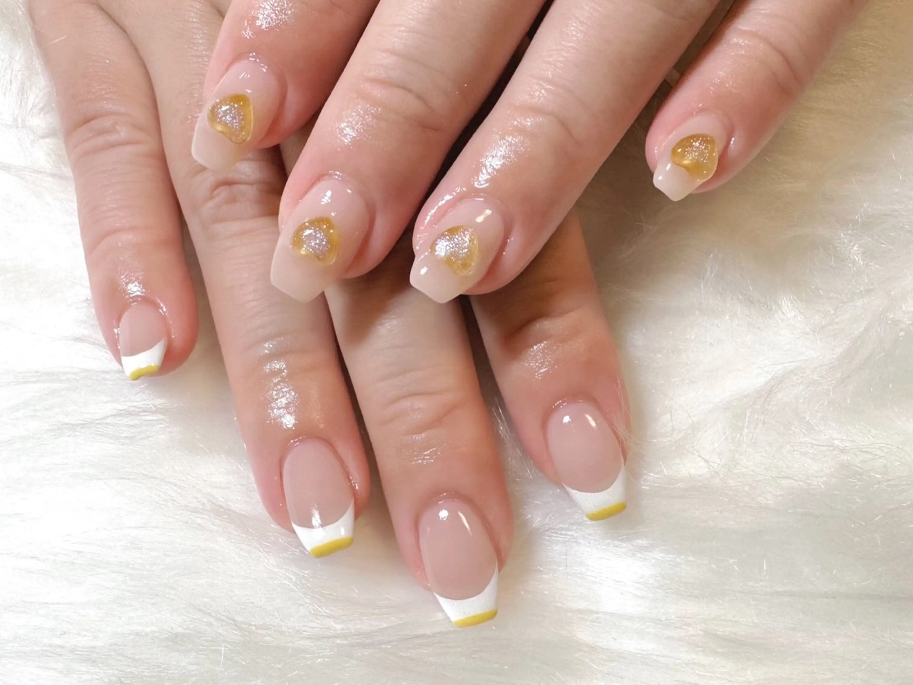 ネイル 黄色 ひなの🌻hina nail自宅サロンのネイルデザイン