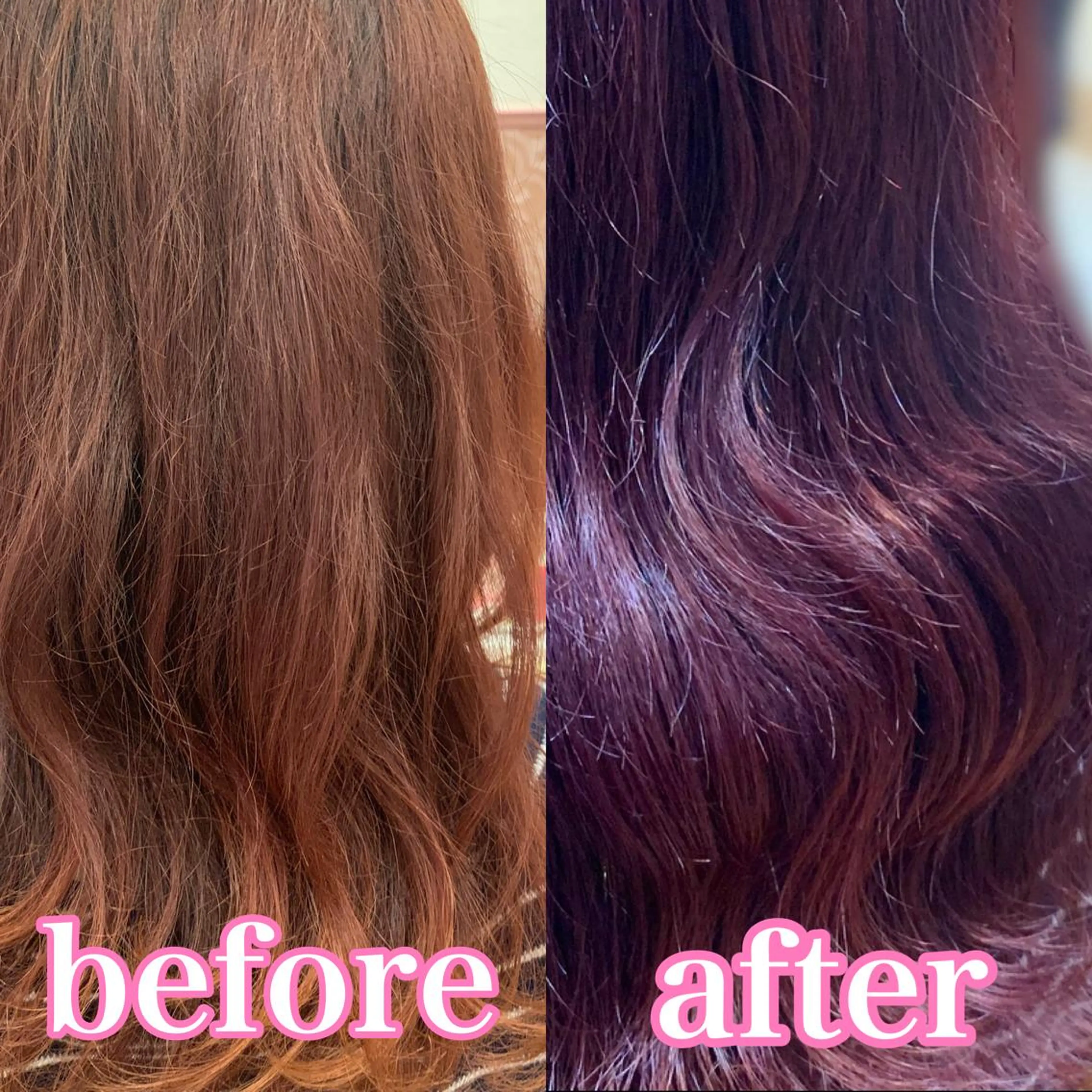 ロング 川井麻由🎀アイドル 量産🎀ピンクカラーのヘアスタイル