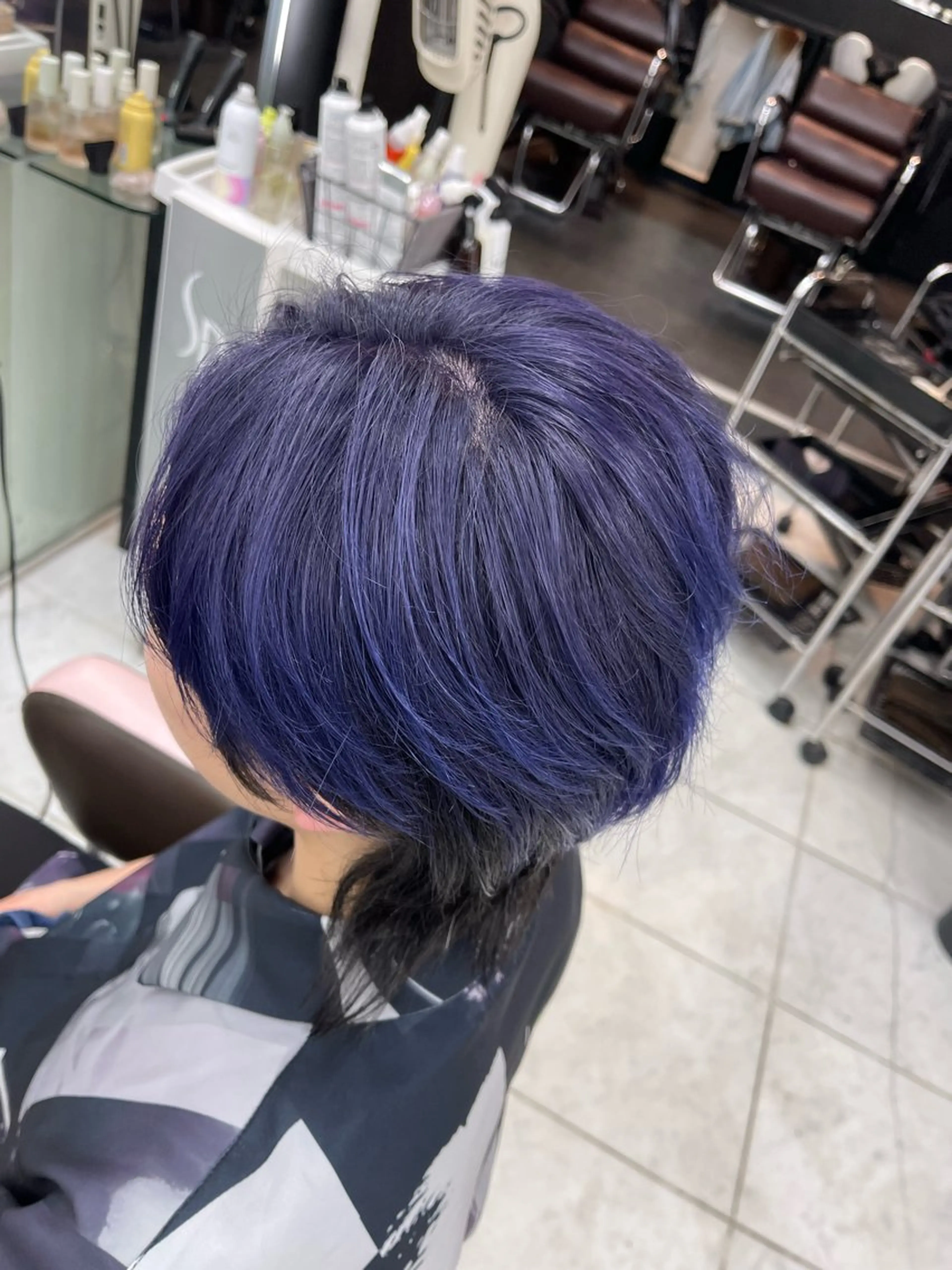 ショート カラー メンズ ヘアカラー 向田 真也のヘアスタイル