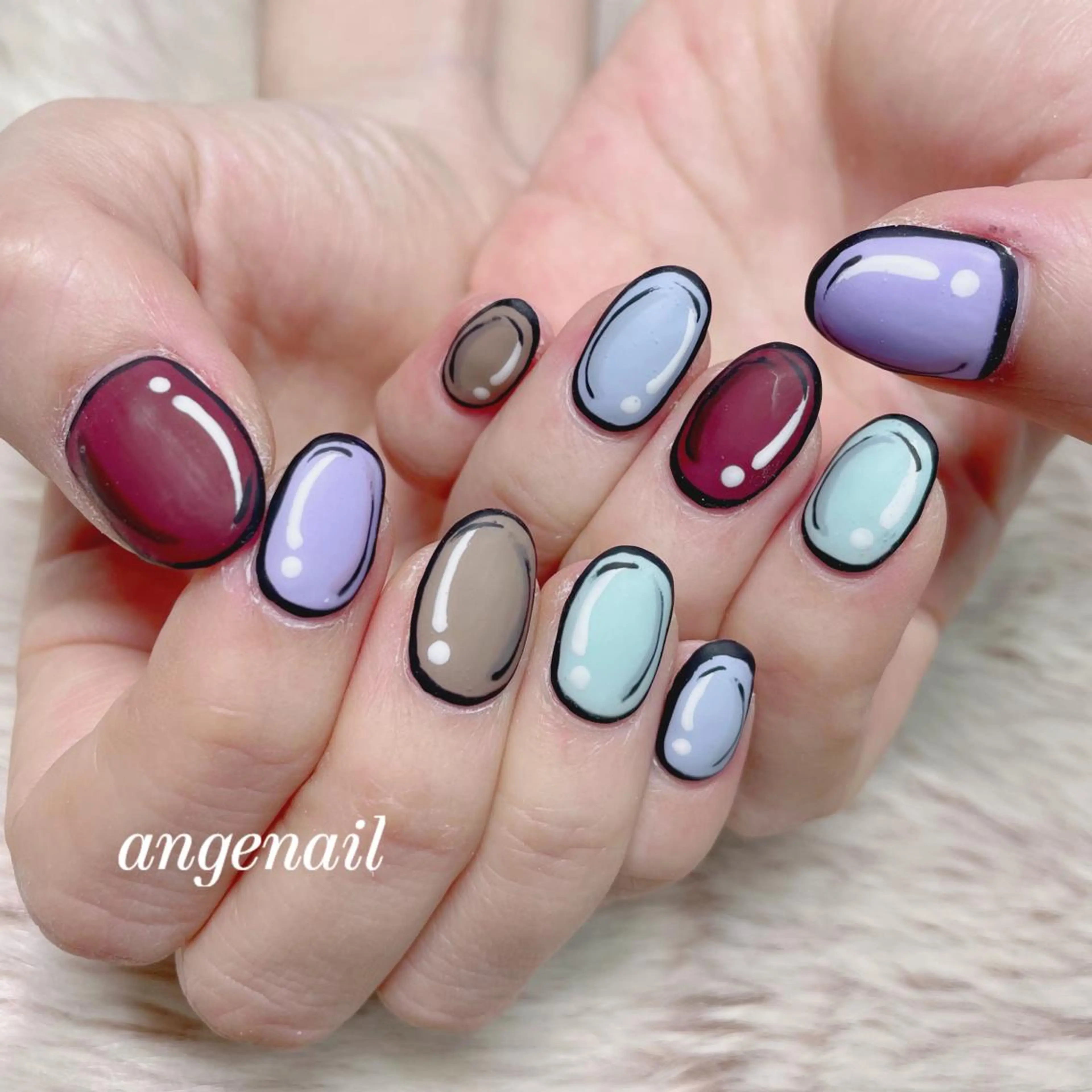 ネイル ハンドネイル オーナーネイリスト MAKIのネイルデザイン