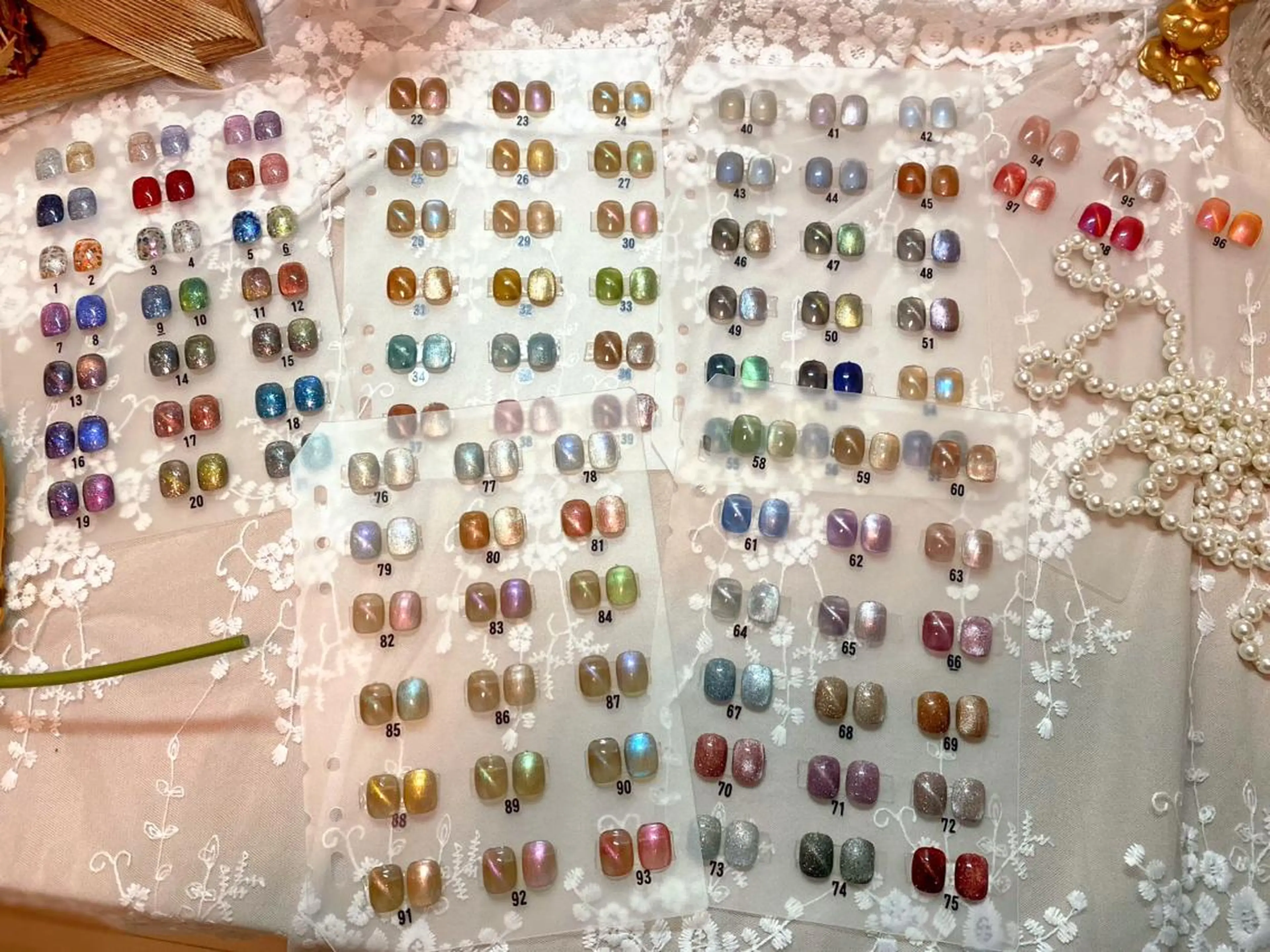 カラー ネイル マグネットネイル MSSugar Nailのネイルデザイン