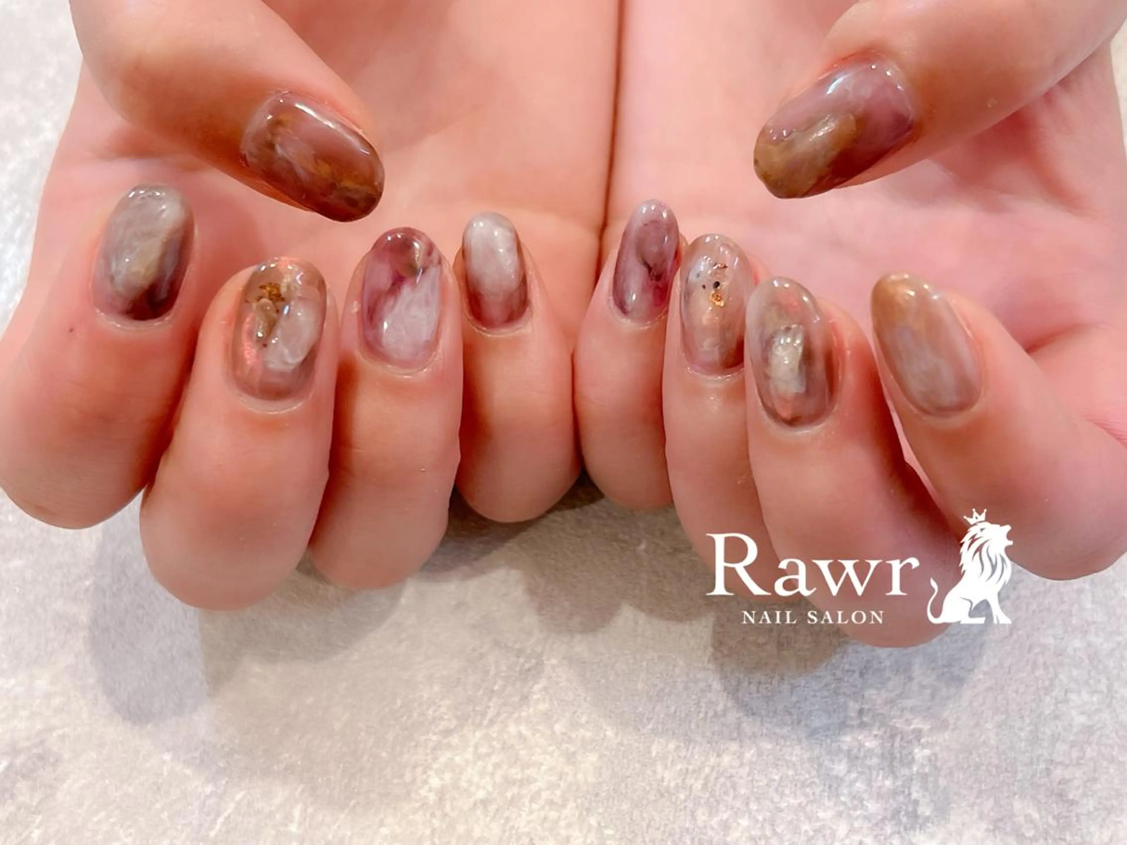 ネイル ハンドネイル Rawr / saoriのネイルデザイン