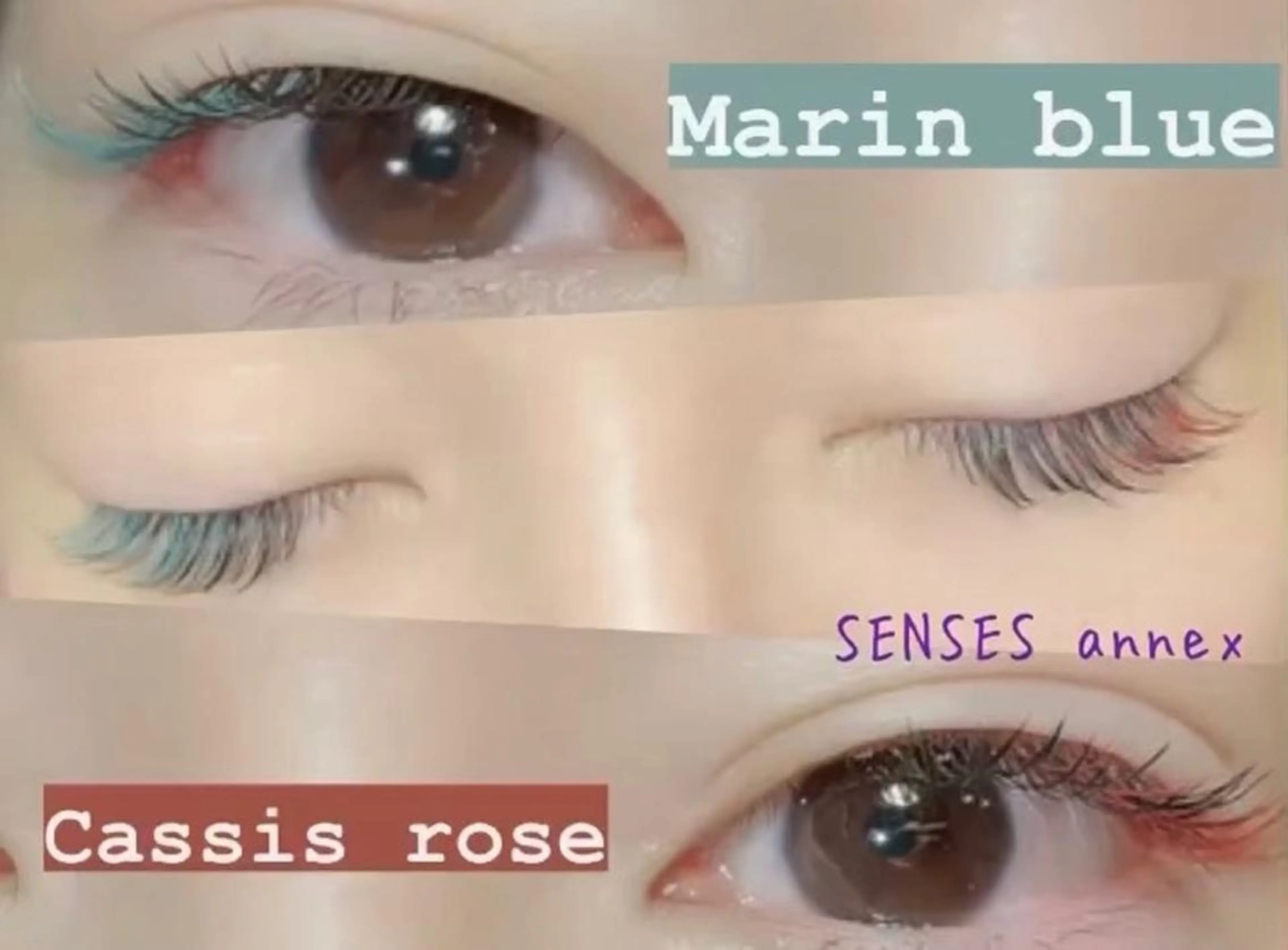 マツエク・マツパ フラットラッシュ マツエク SENSES_ WAKAのマツエク・マツパデザイン