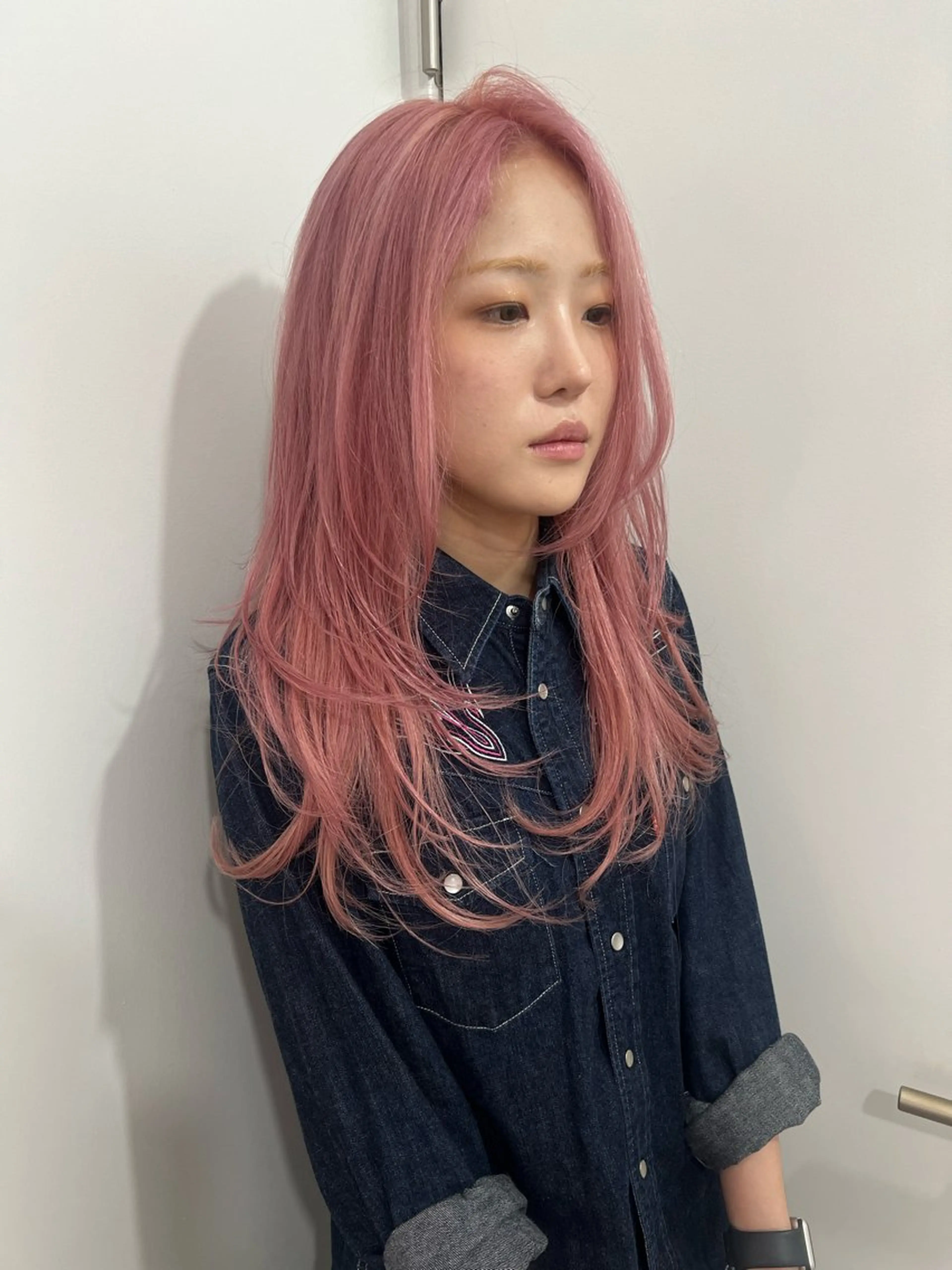 ロング カット ヘアカラー トリートメント 💥ウルフカット デザインあんな💥のヘアスタイル