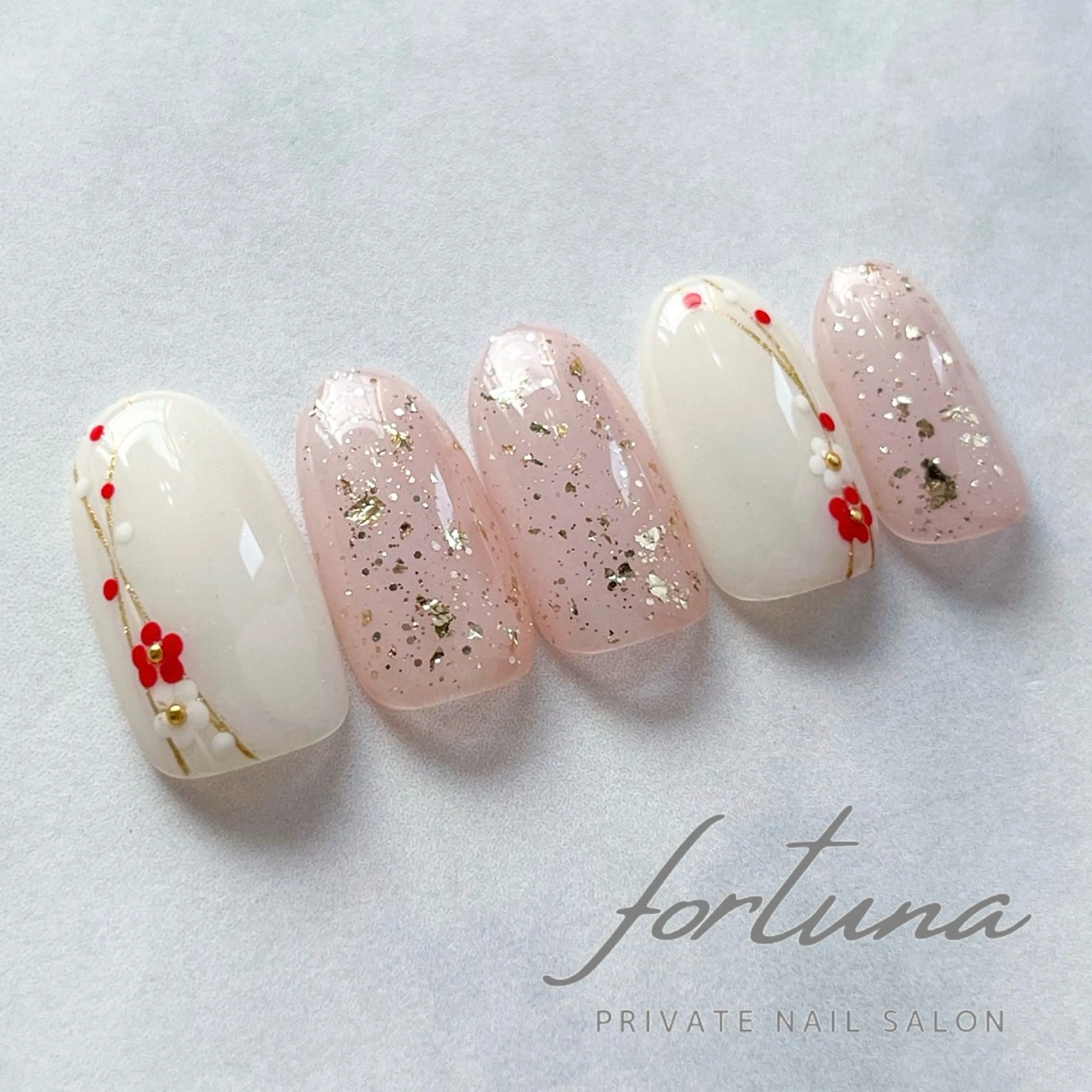 ネイル 冬ネイル ハンドネイル fortuna 武藤裕美のネイルデザイン