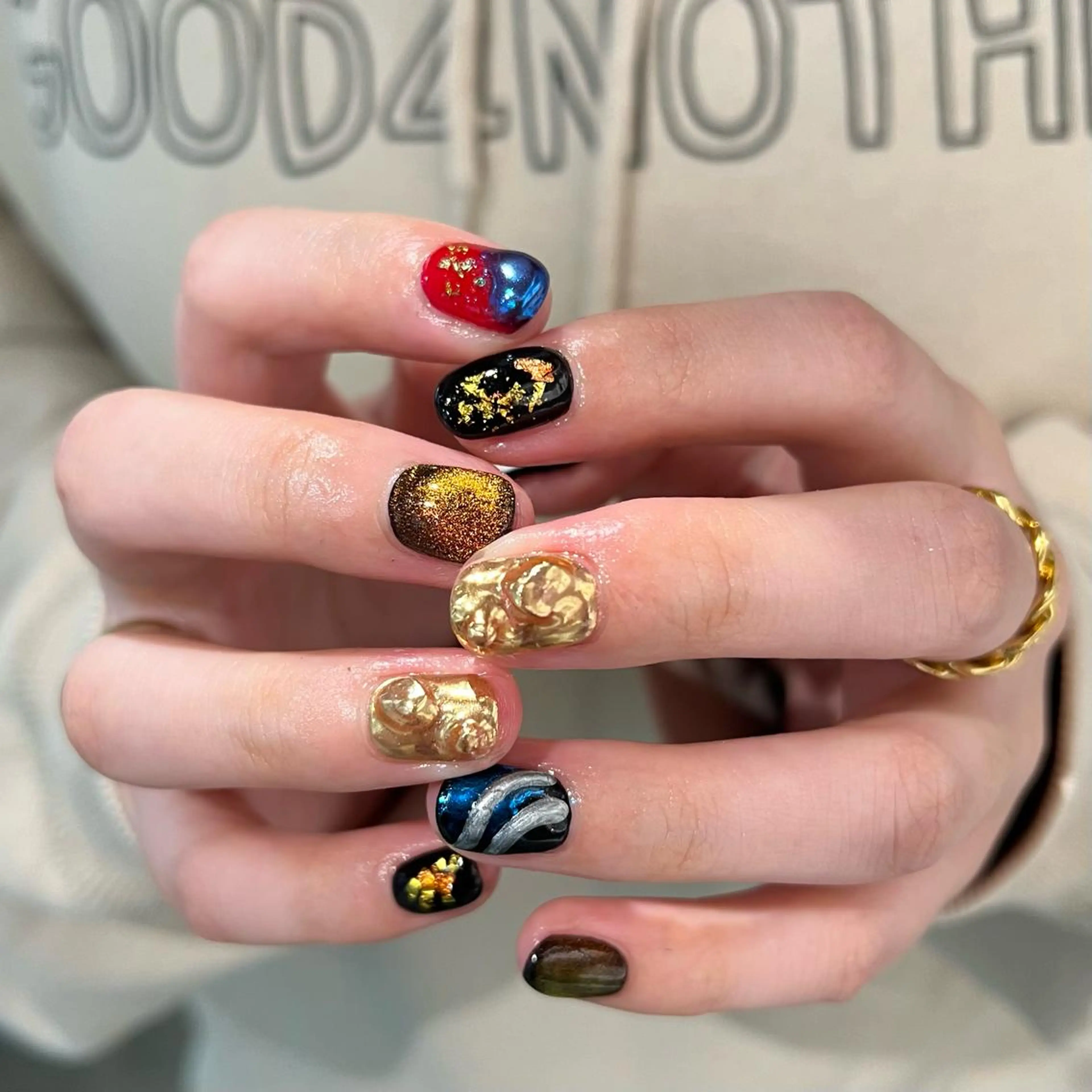 ネイル アートネイル 持ち込み Nico所属・Nico🌛 Karenのネイルデザイン