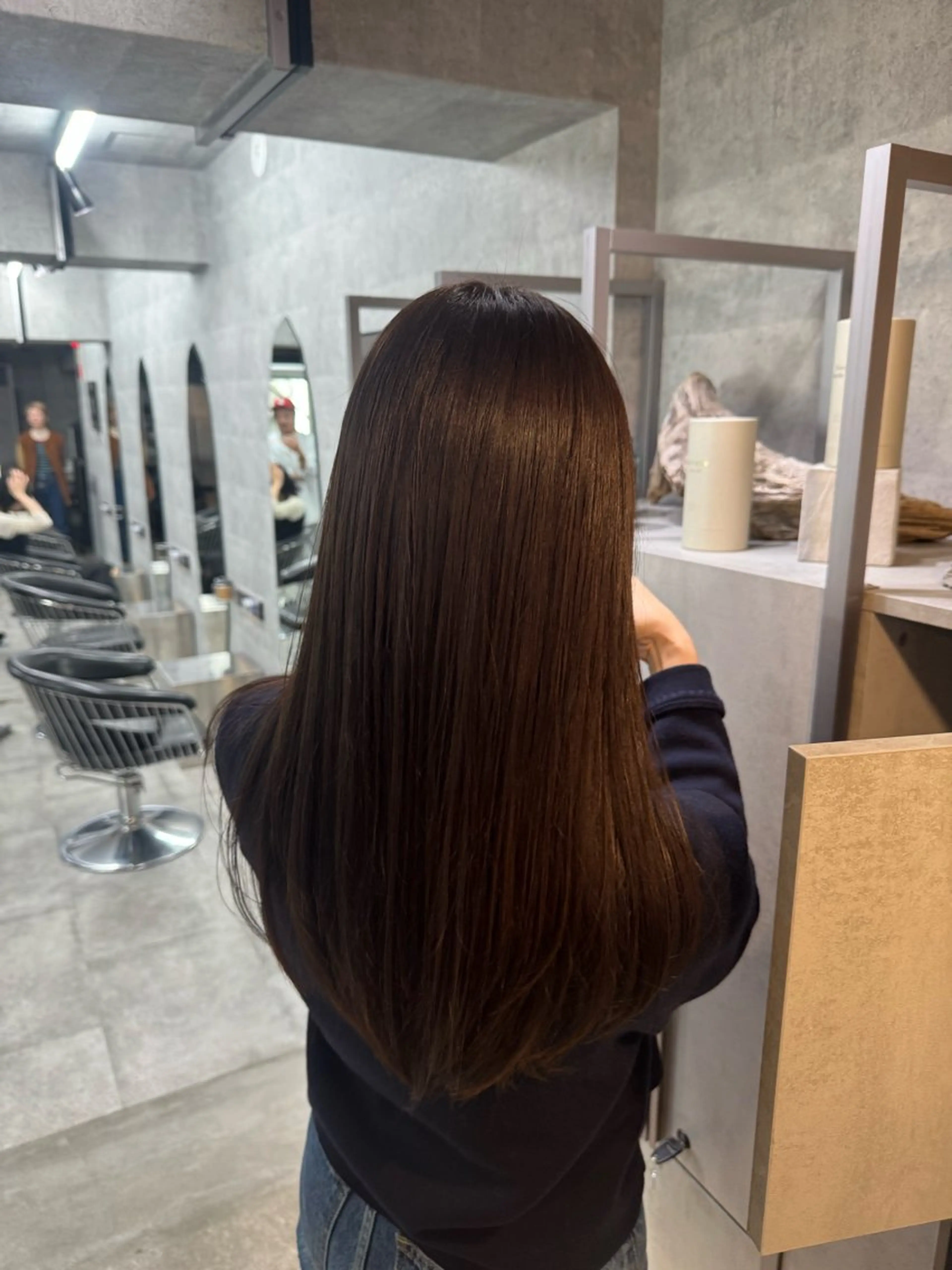 ロング カラー カット ヘアカラー NOOS omotesando所属・あなたのお悩み改善" You"💚❤️💛のヘアスタイル