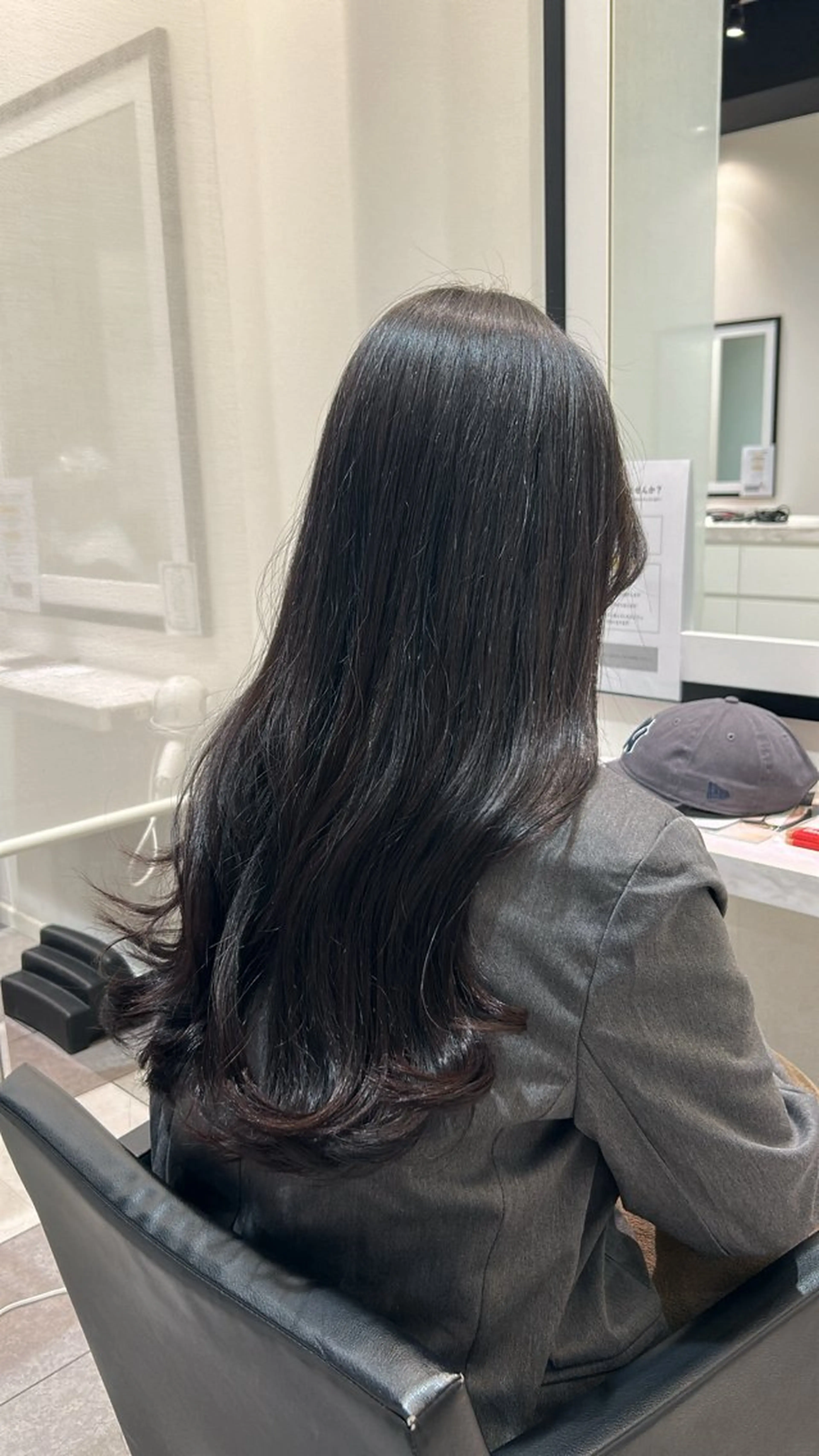 ロング カラー ボブ くびれヘア 髪質改善 レイヤーカット 縮毛矯正 美髪矯正/ 伊藤 更のヘアスタイル