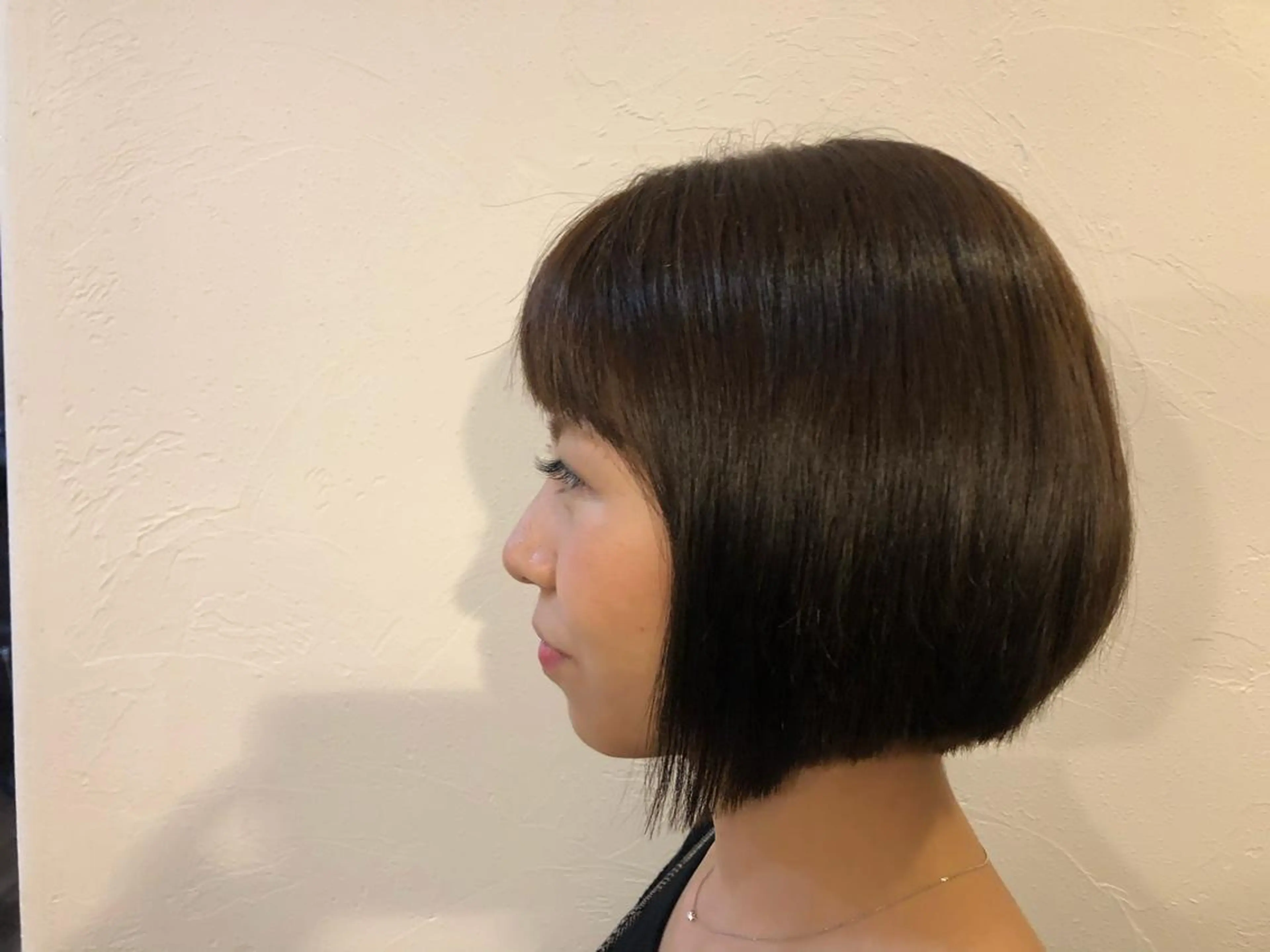 ショート カット アンディアーモカリーノ所属・かわい りなのヘアスタイル