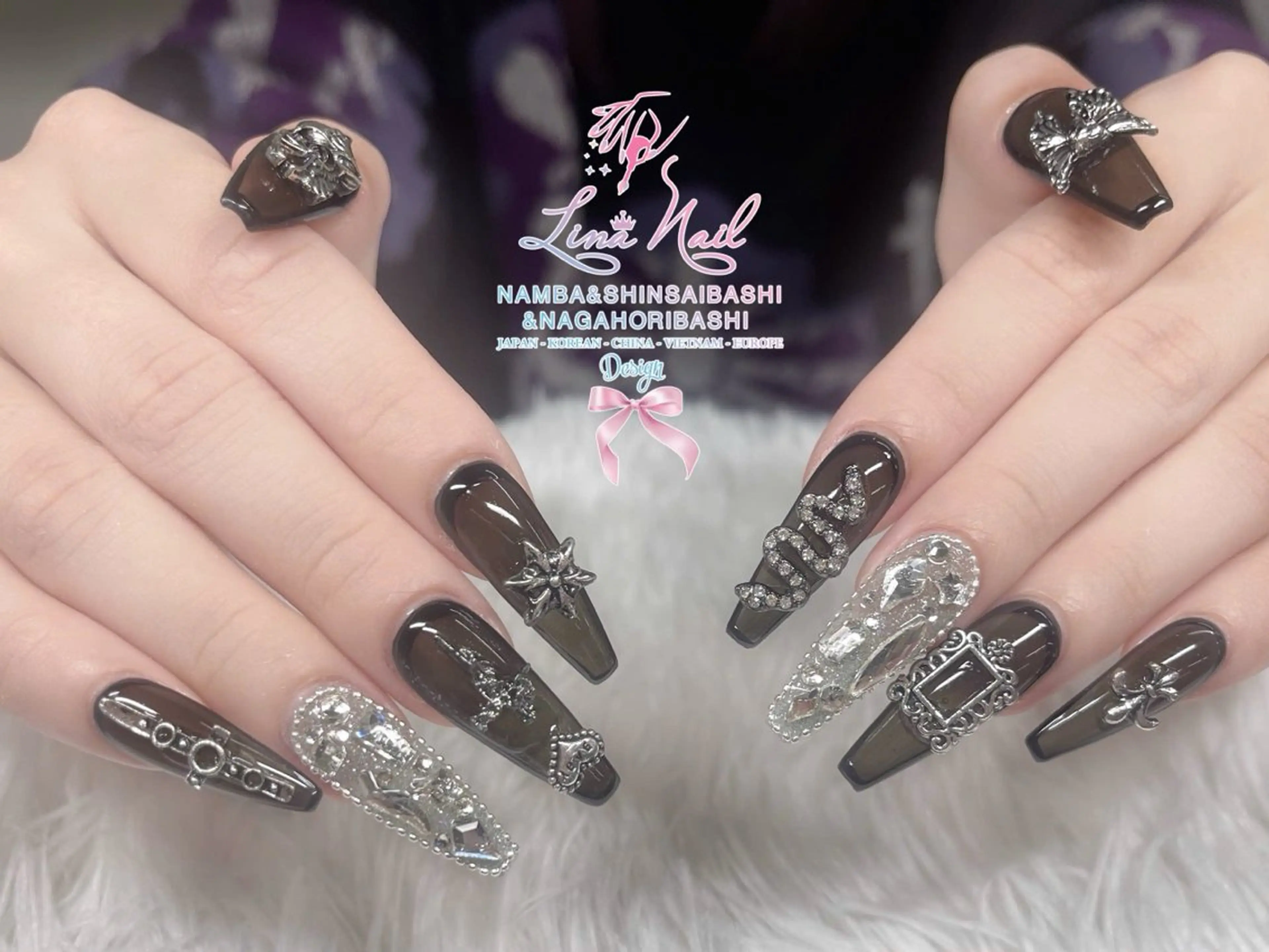 ネイル フットネイル ジェルネイル 持ち込み ネイルチップ ハンドネイル リナネイル 長堀橋店／東心斎橋店のネイルデザイン