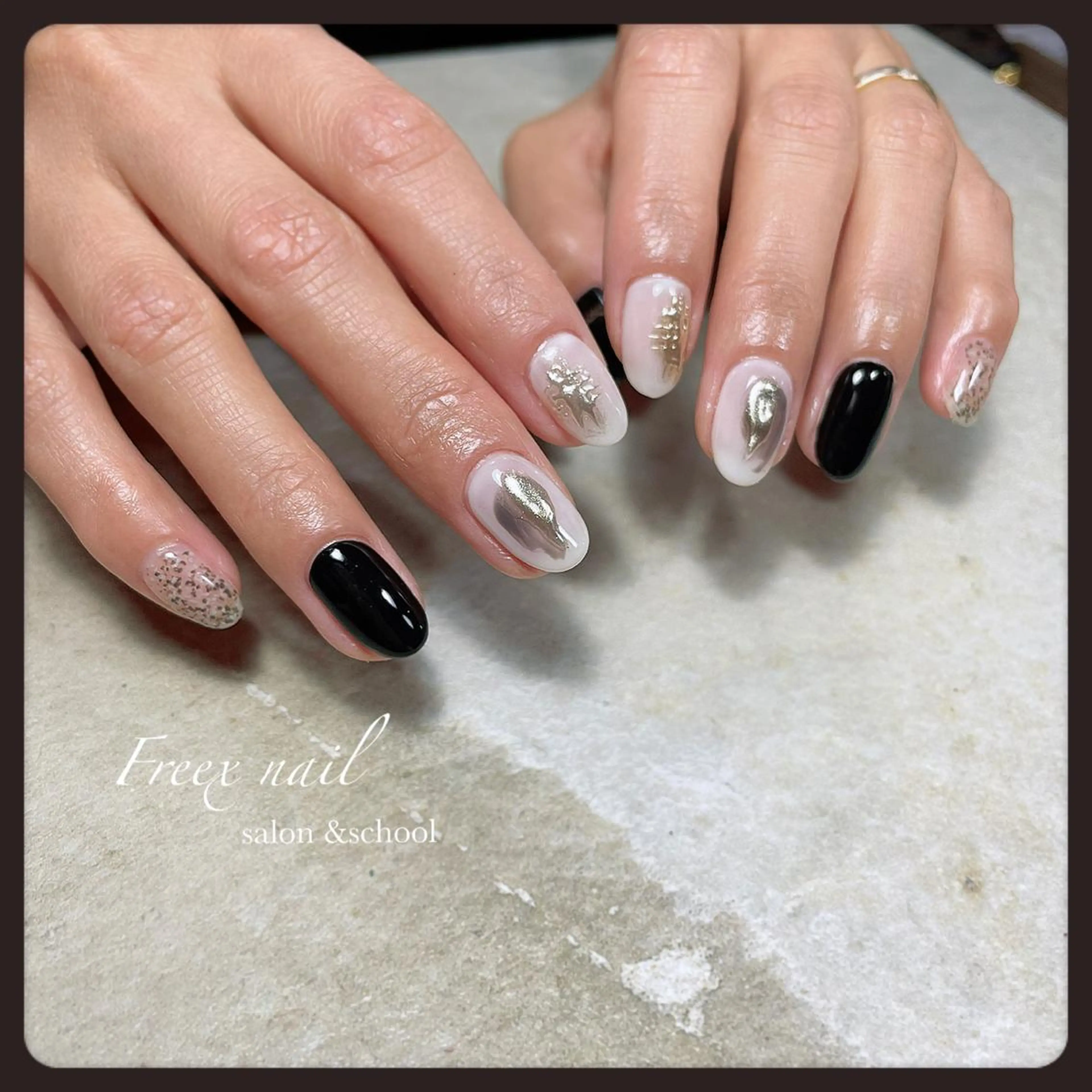 ネイル ハンドネイル ハンドケア Freex nail所属・freex nail /ニュアンス/個性派のネイルデザイン