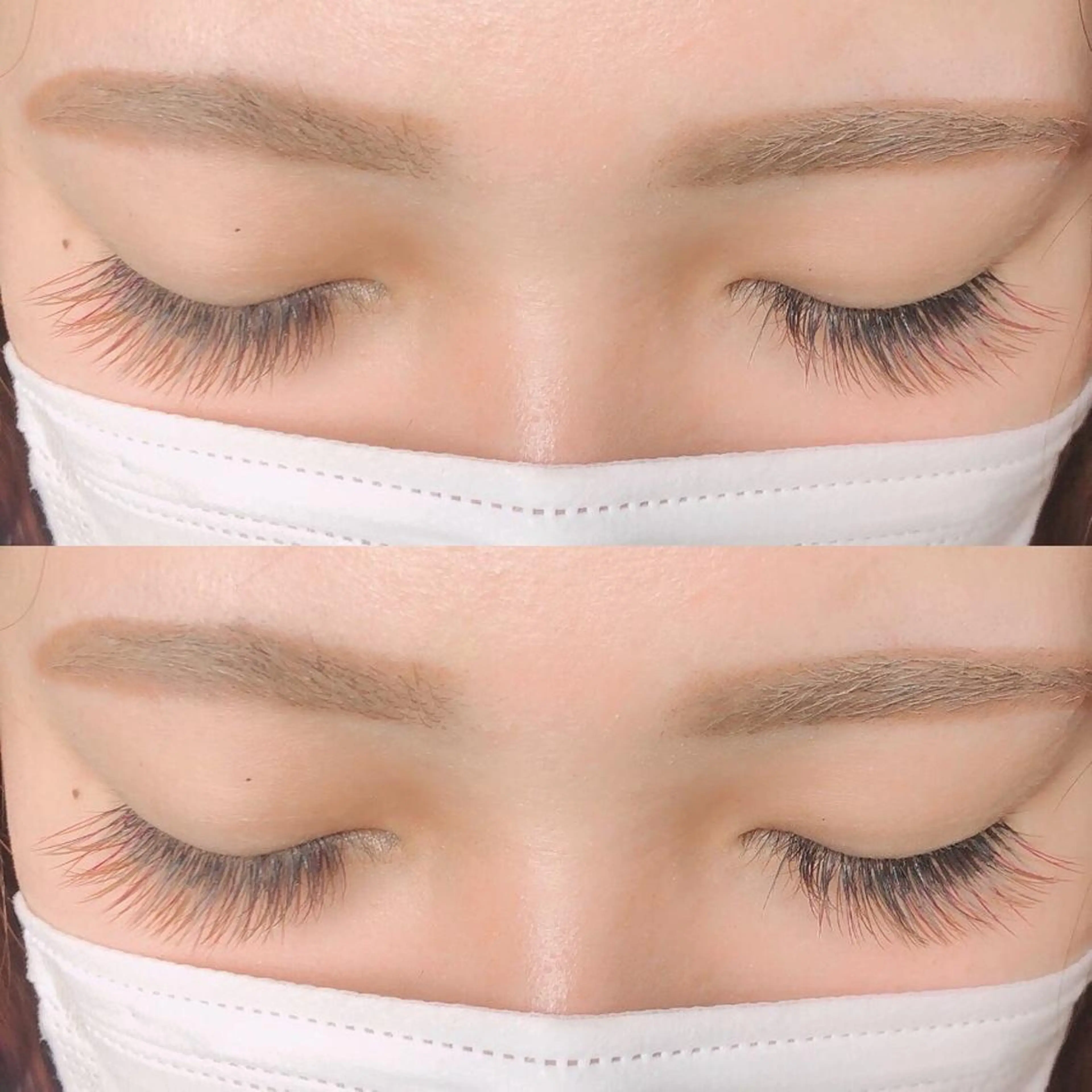 マツエク・マツパ カラーマツエク セーブル Hug me eyelashのマツエク・マツパデザイン