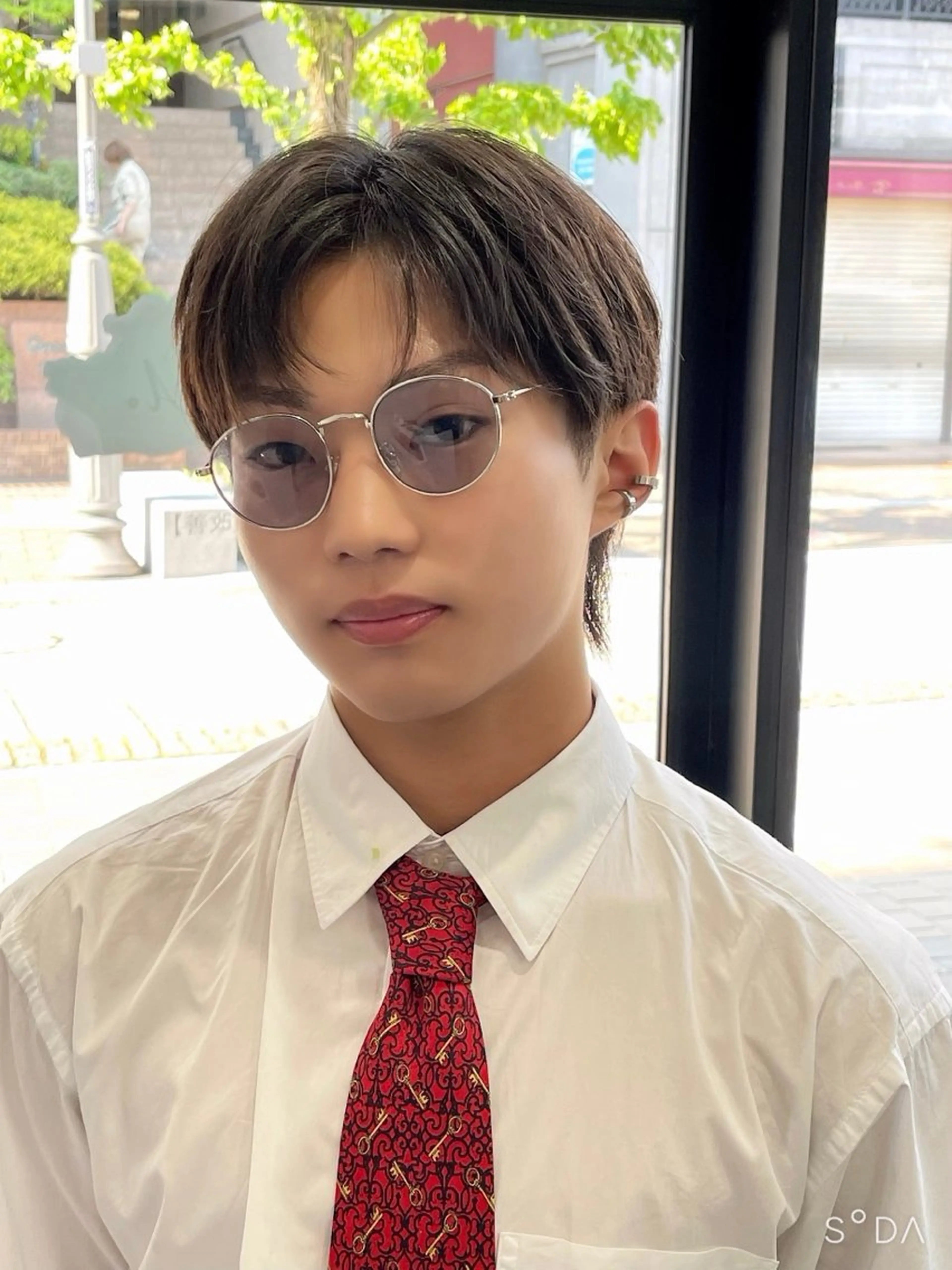 ショート メンズ 【韓国ヘア ×透明感カラー】芳川のヘアスタイル