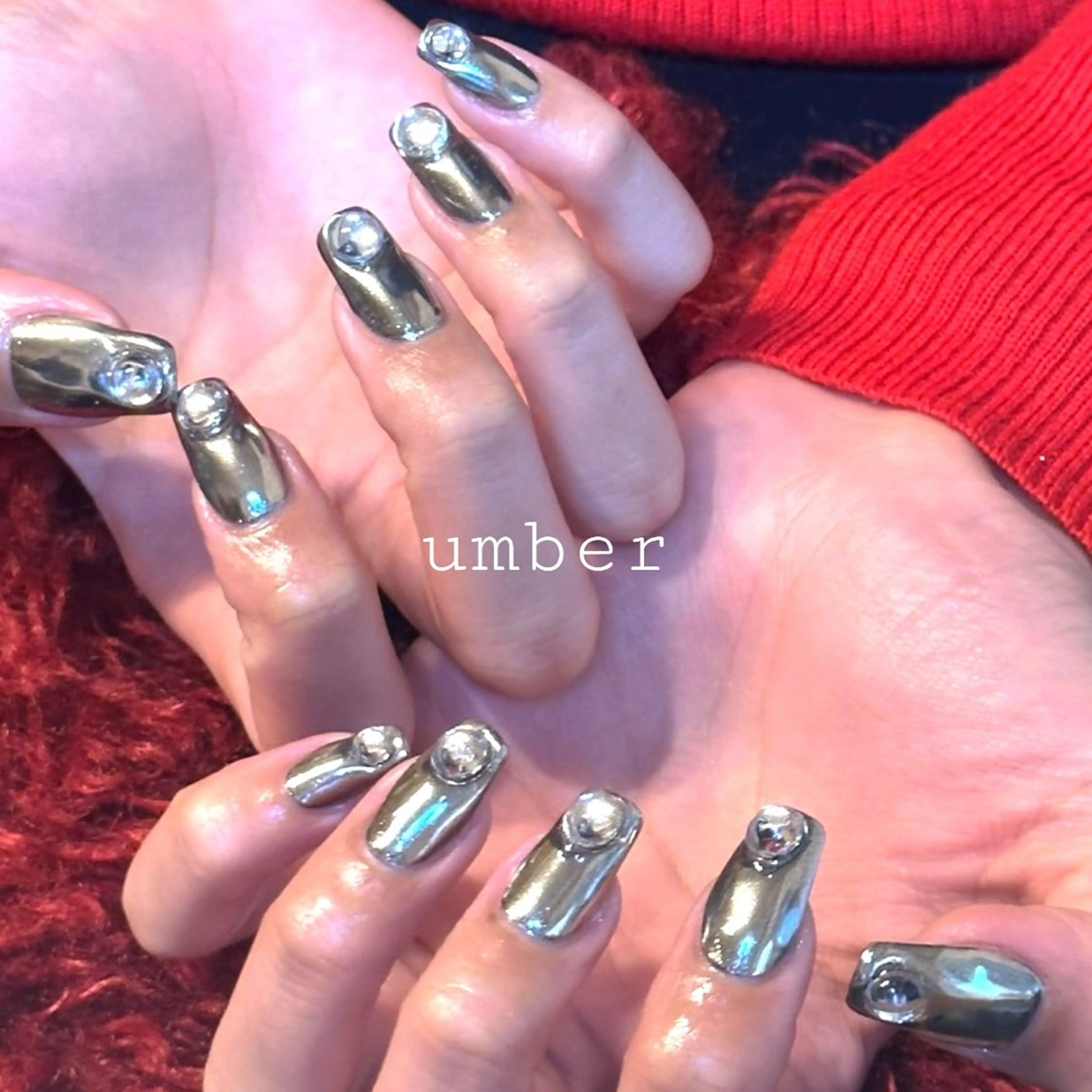 ネイル ハンドネイル umber 三茶1分のネイルデザイン