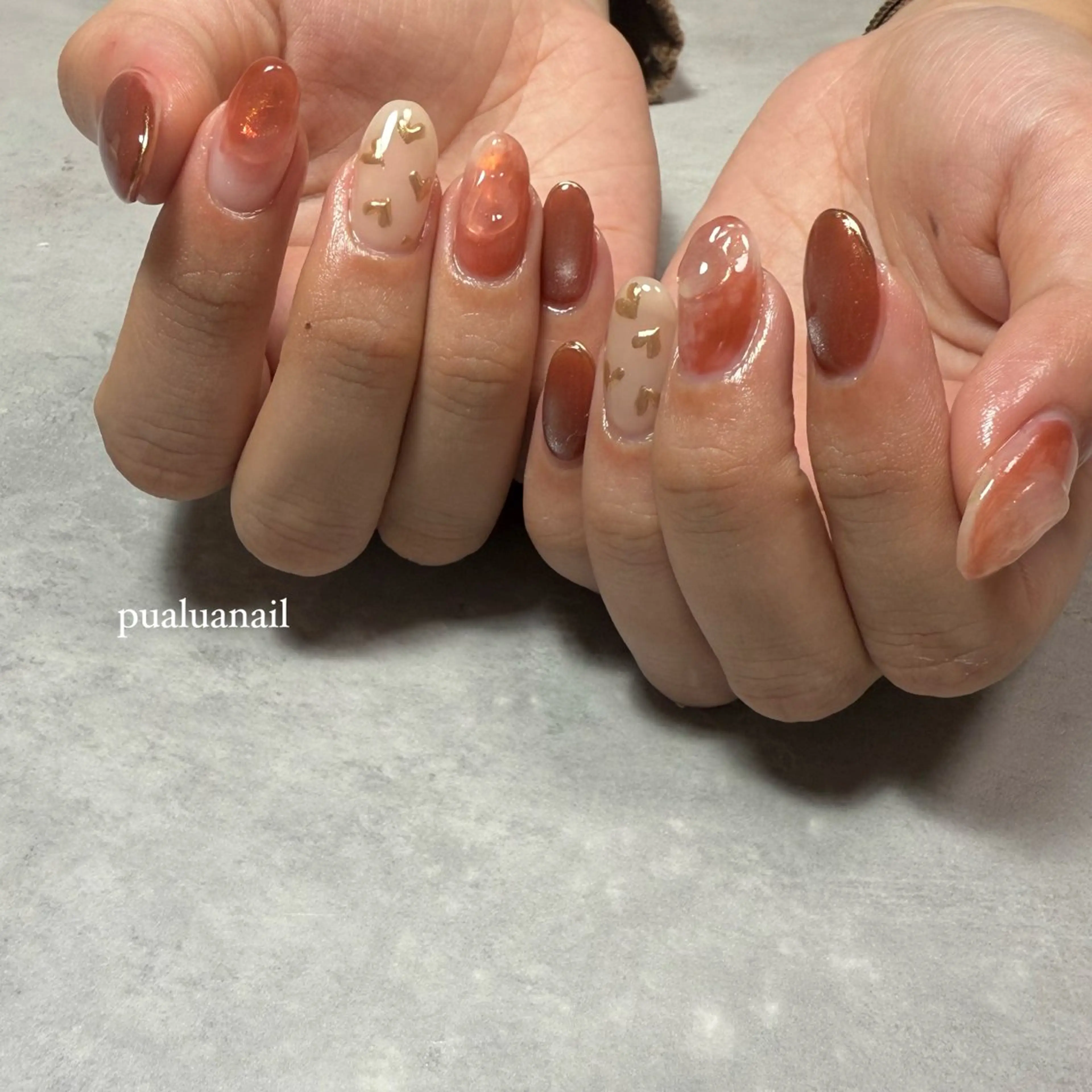 ネイル ハンドネイル pualua miharuのネイルデザイン