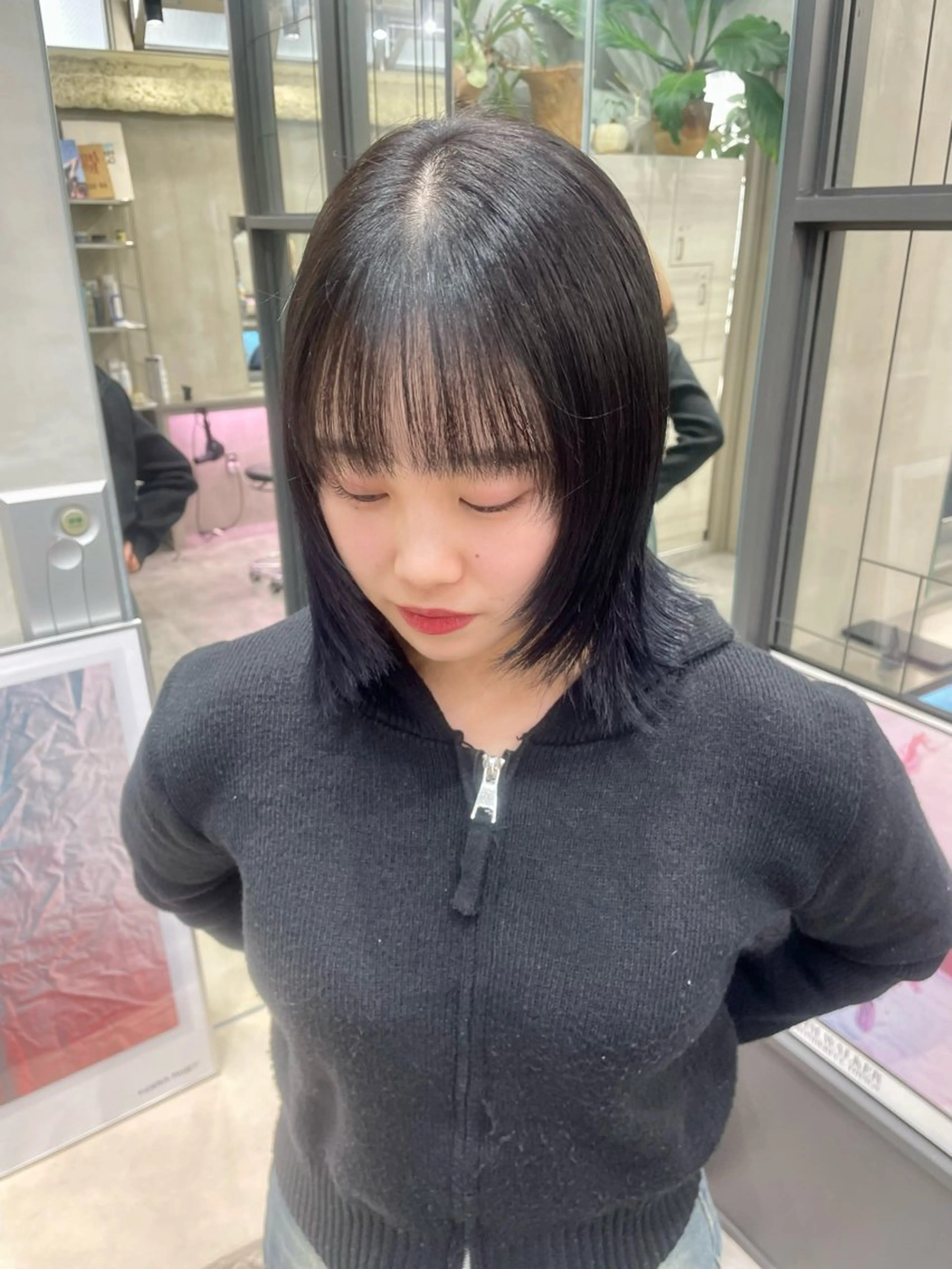 ミディアム カラー カノン/アニオタ🧡 暖色/酸性ストレートのヘアスタイル