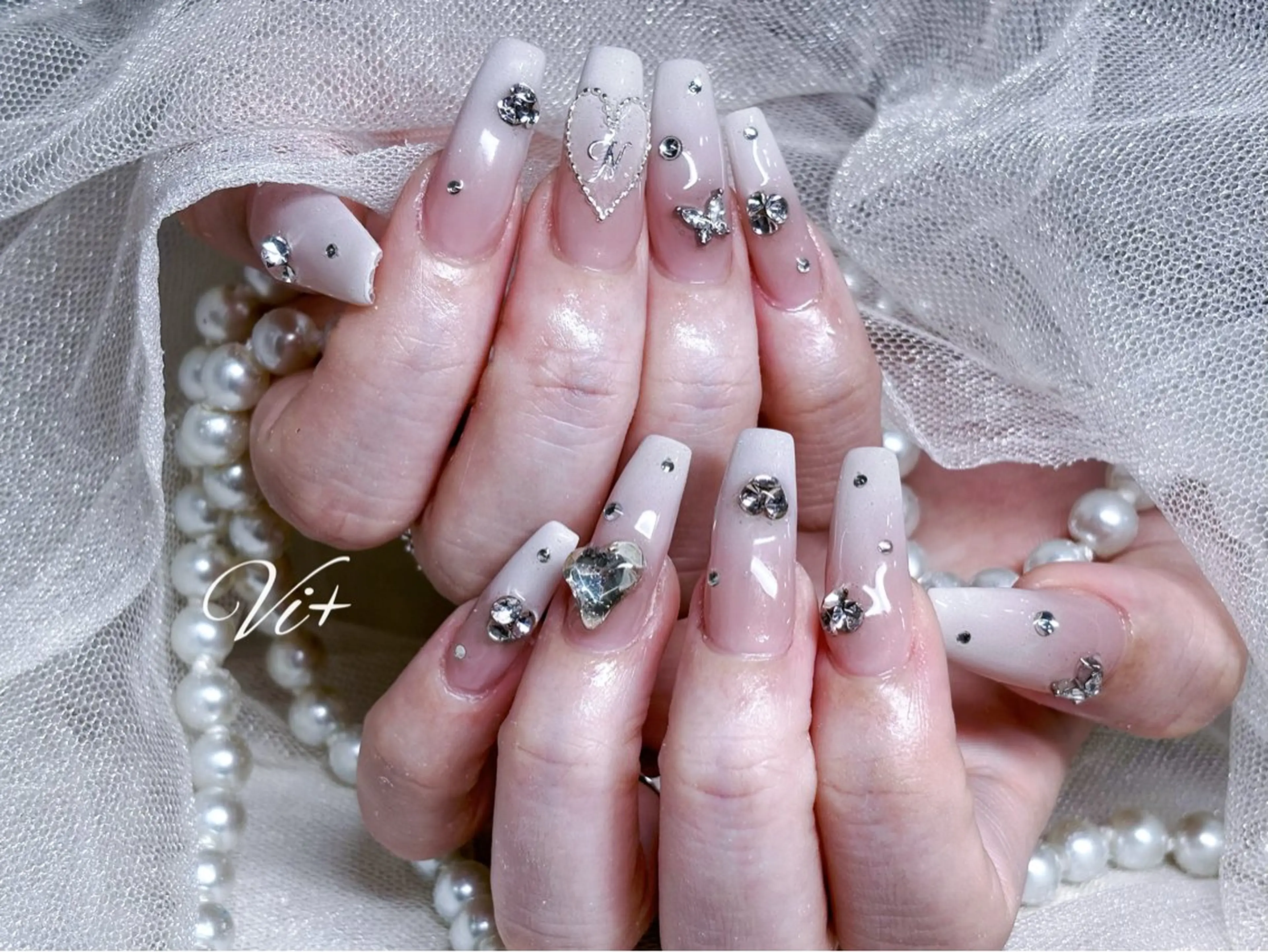 ネイル ハンドネイル Nailsalon Vi+ももか🩷のネイルデザイン