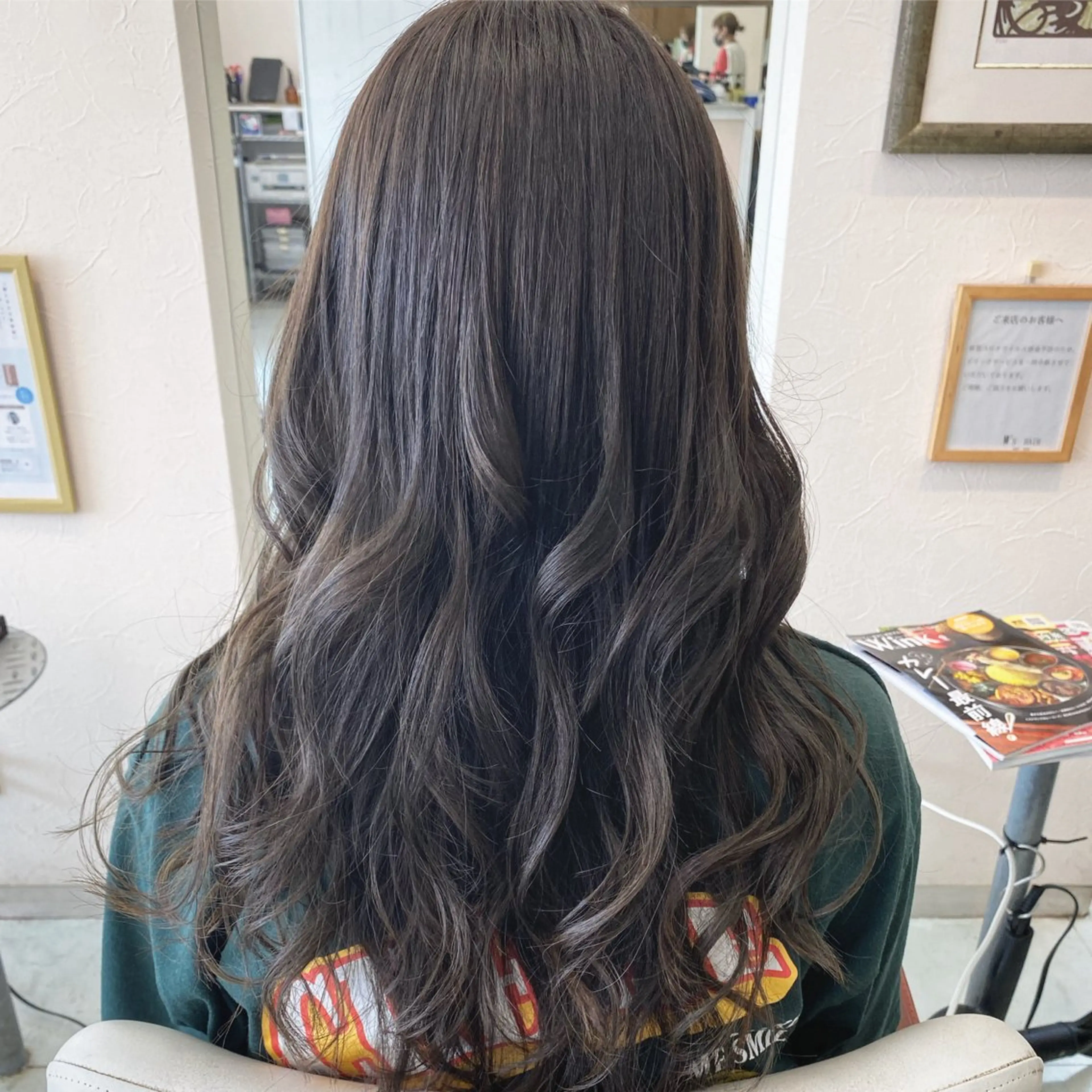 《レディース限定》前髪カット➕カラー➕トリートメントの写真