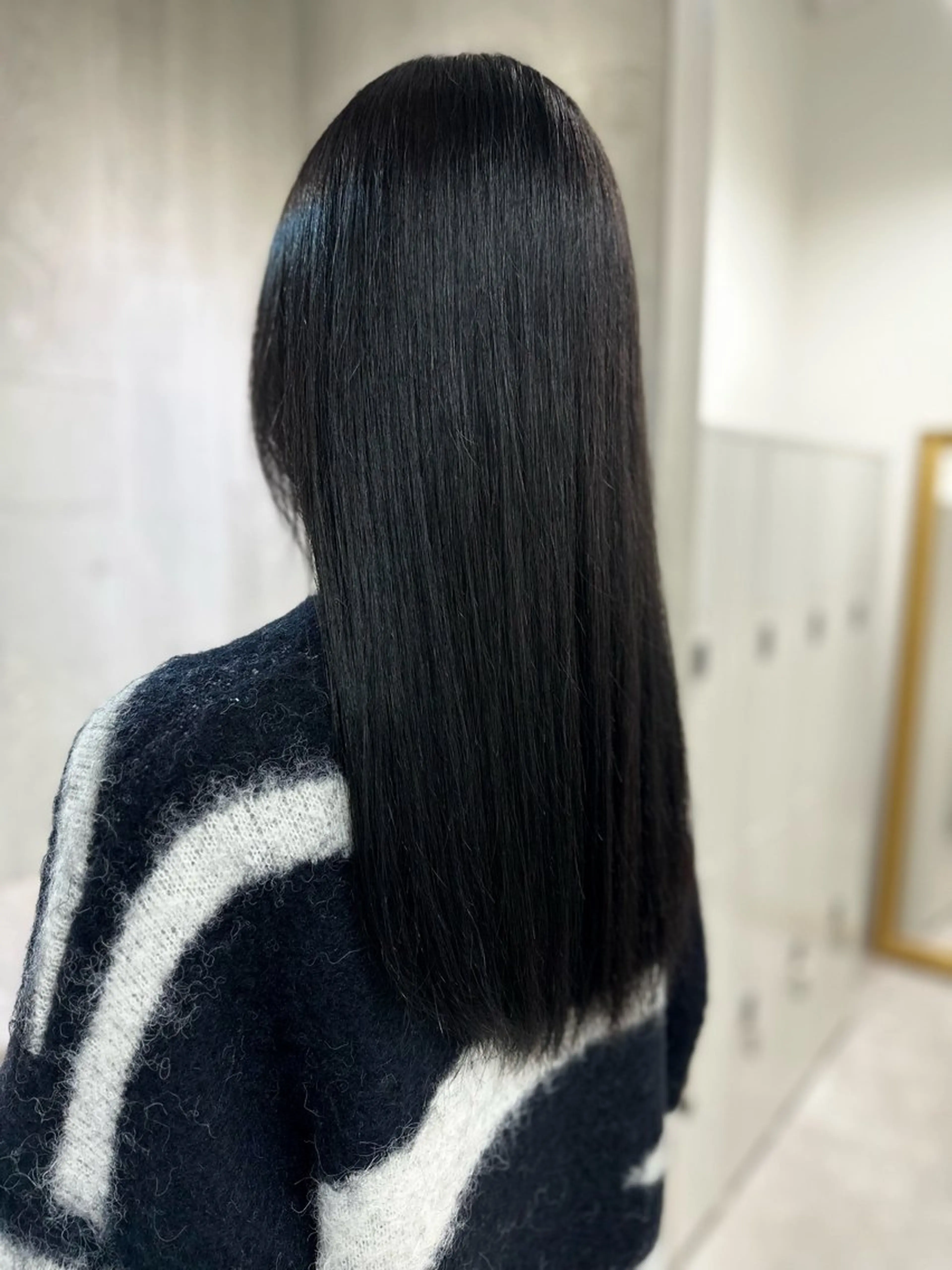 ロング カット ヘアカラー トリートメント JYO 髪質改善専門家のヘアスタイル