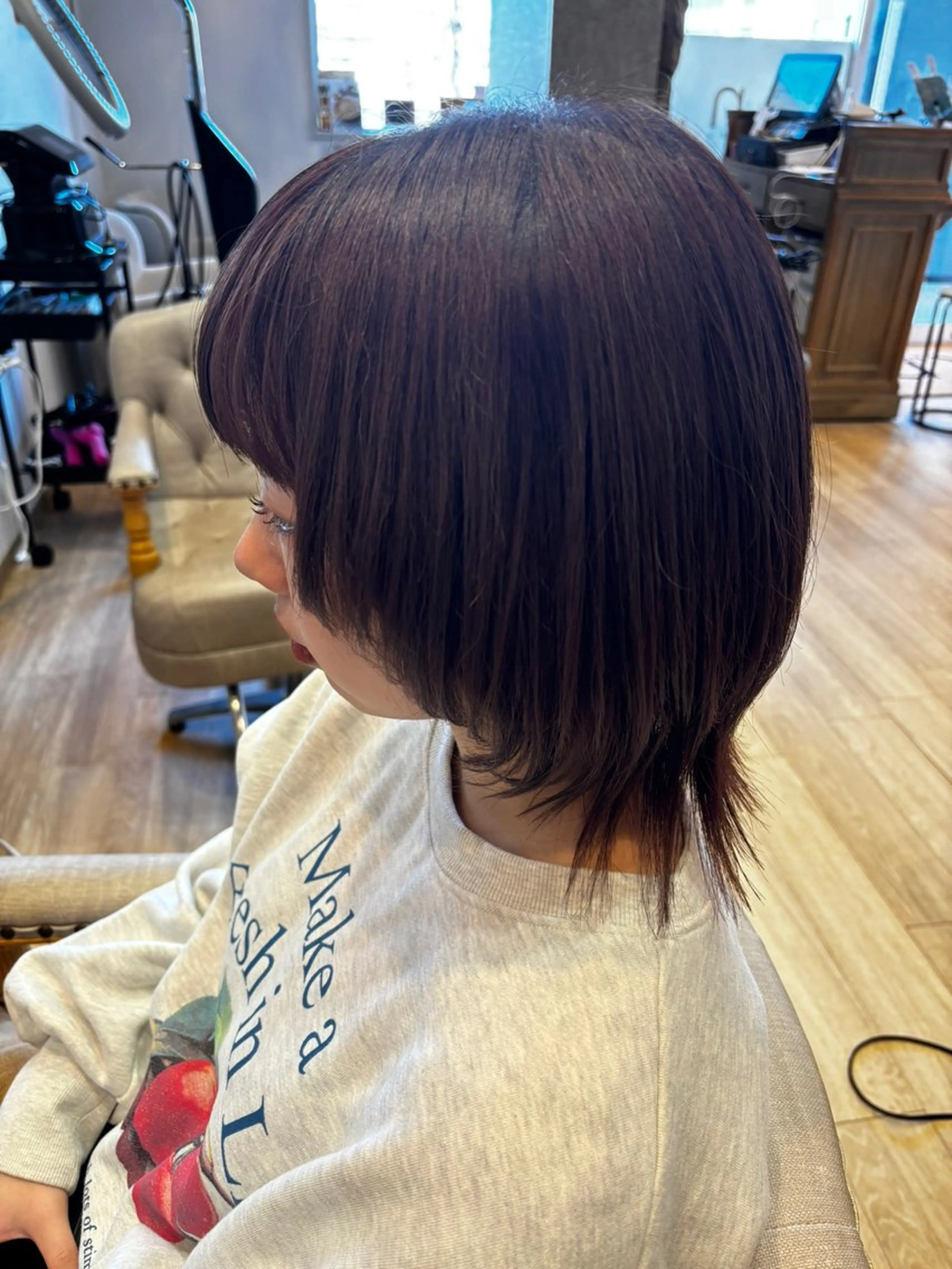 ショート カラー 畠山 絵里のヘアスタイル