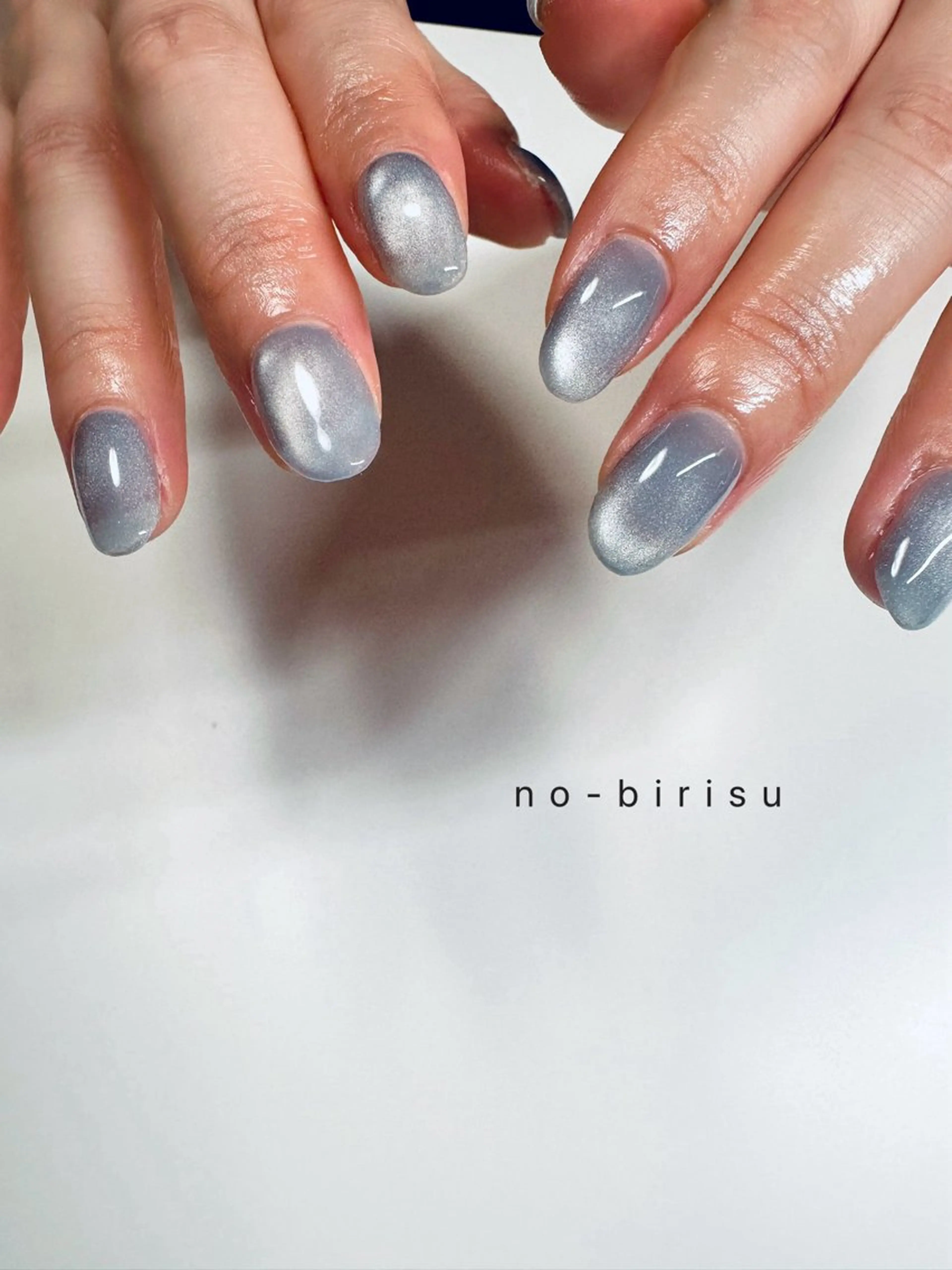 ネイル マグネットネイル ハンドネイル no-birisu nailのネイルデザイン