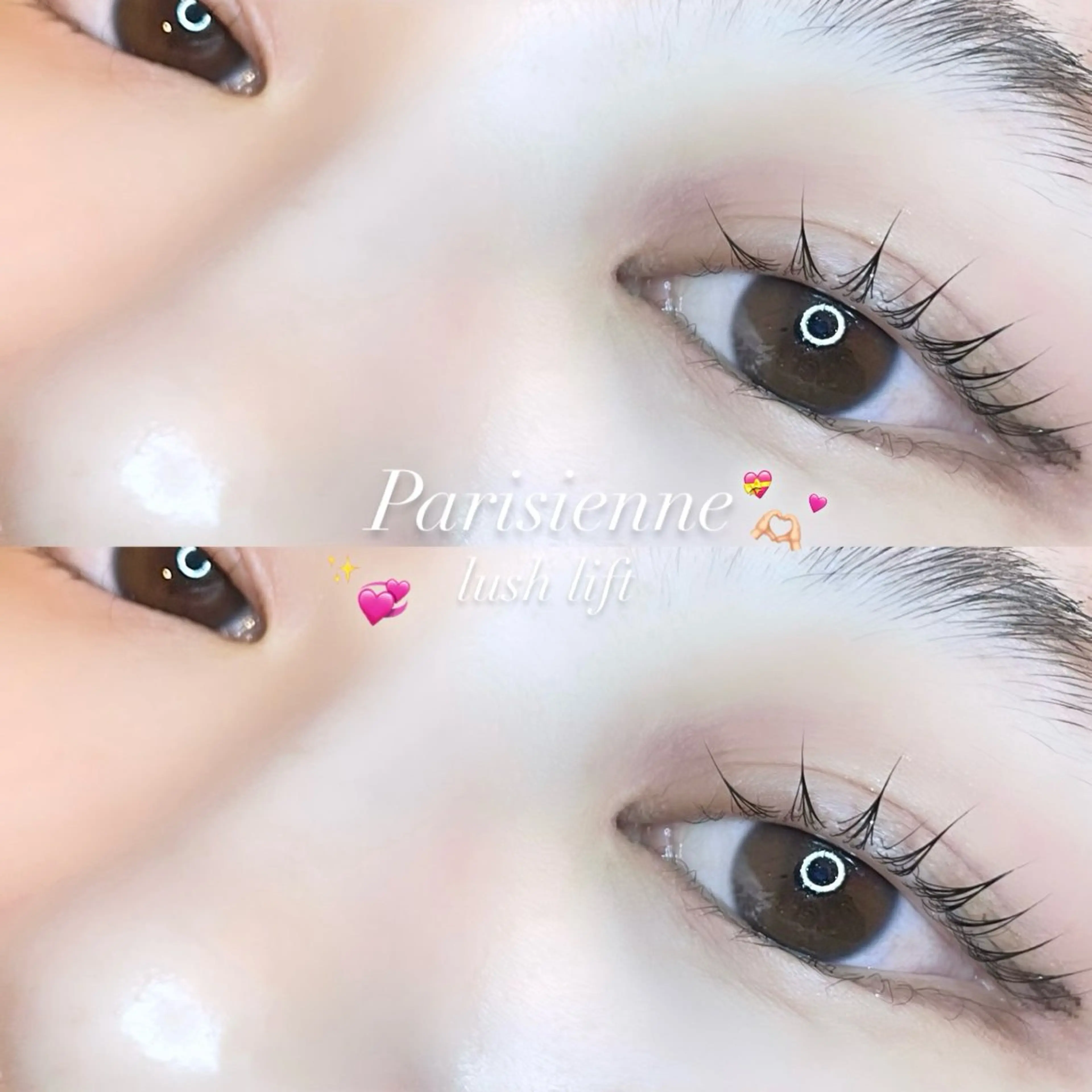 マツエク・マツパ パリジェンヌラッシュリフト lucida💘 aimiのマツエク・マツパデザイン