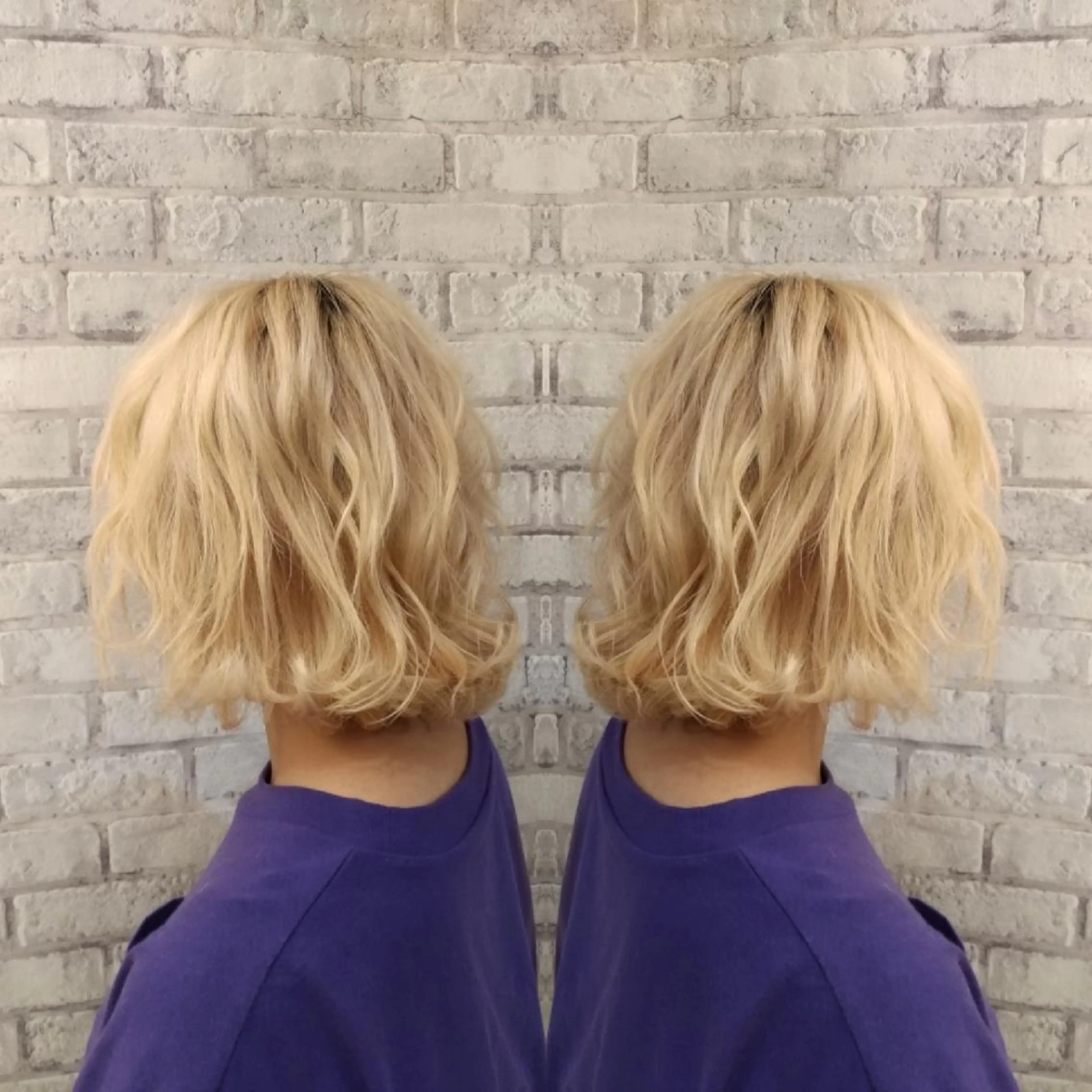 🌈ブリーチカラー🌈ケアブリーチ＋カラー＋ケアトリートメント💗透明感カラーの写真