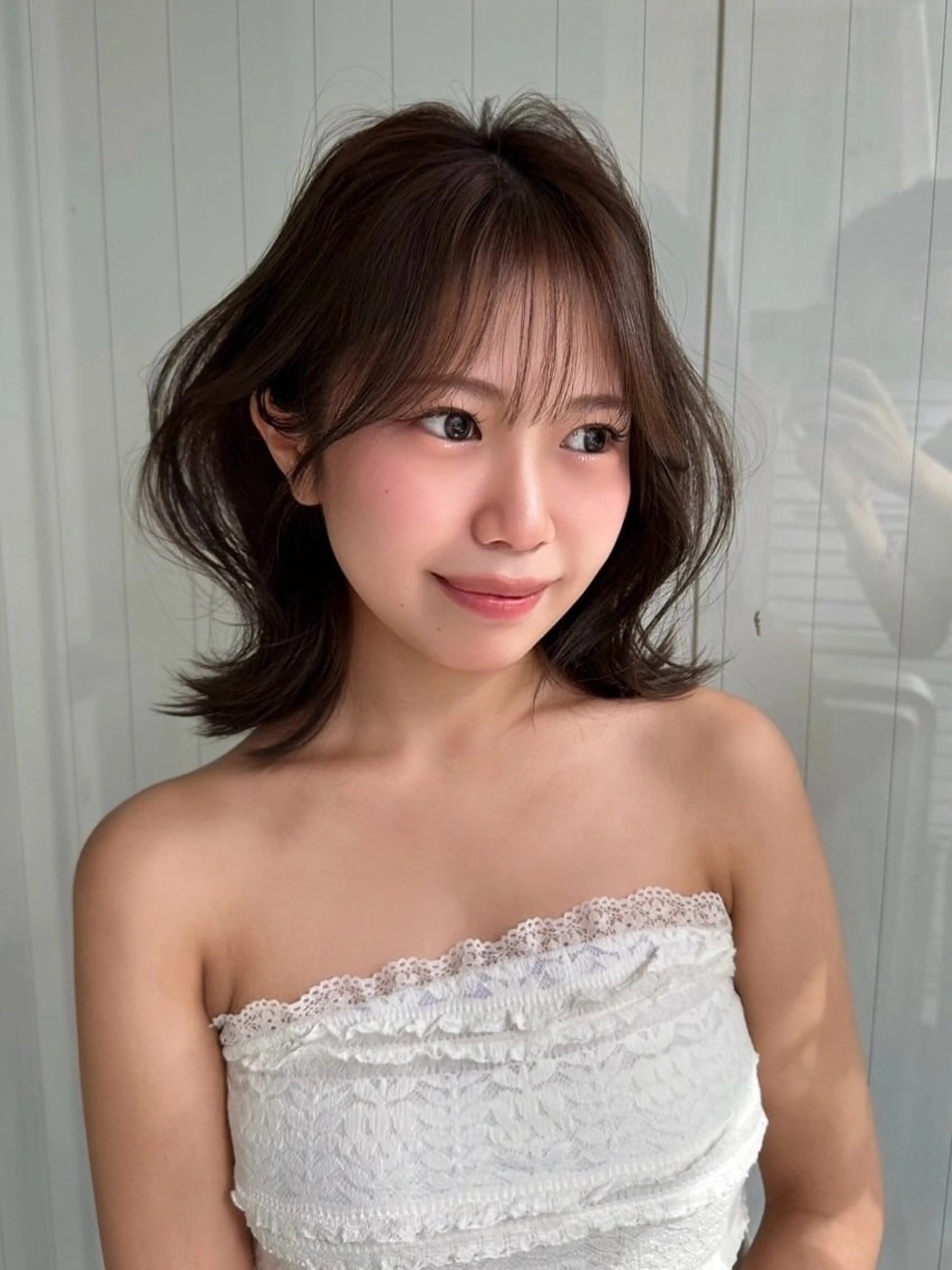 ミディアム カラー カット ヘアカラー 韓国ヘア✨美髪矯正✨ 渋谷 etoraのヘアスタイル