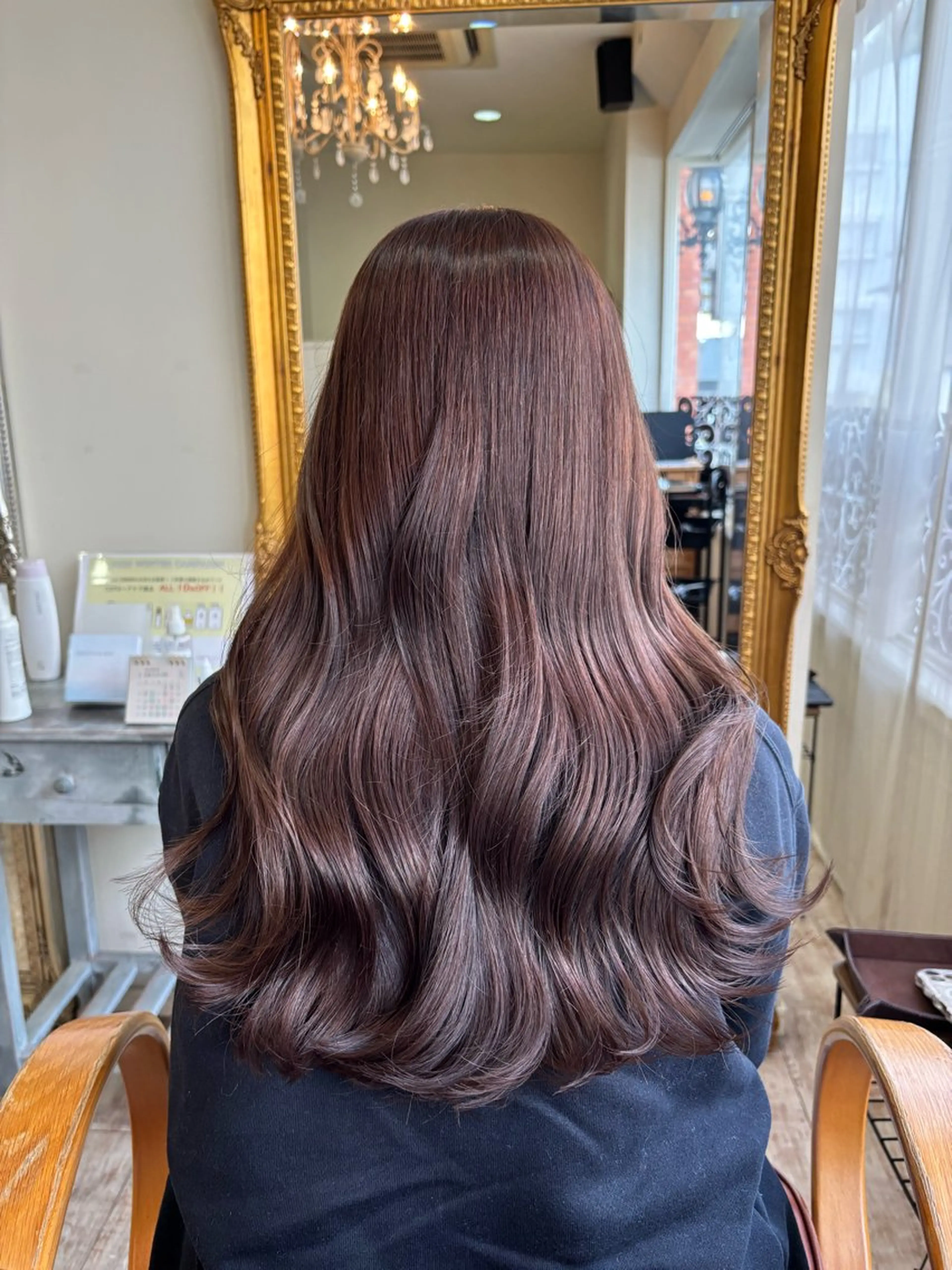 ロング カット ヘアカラー トリートメント 八事／CREER／ Wakanaのヘアスタイル