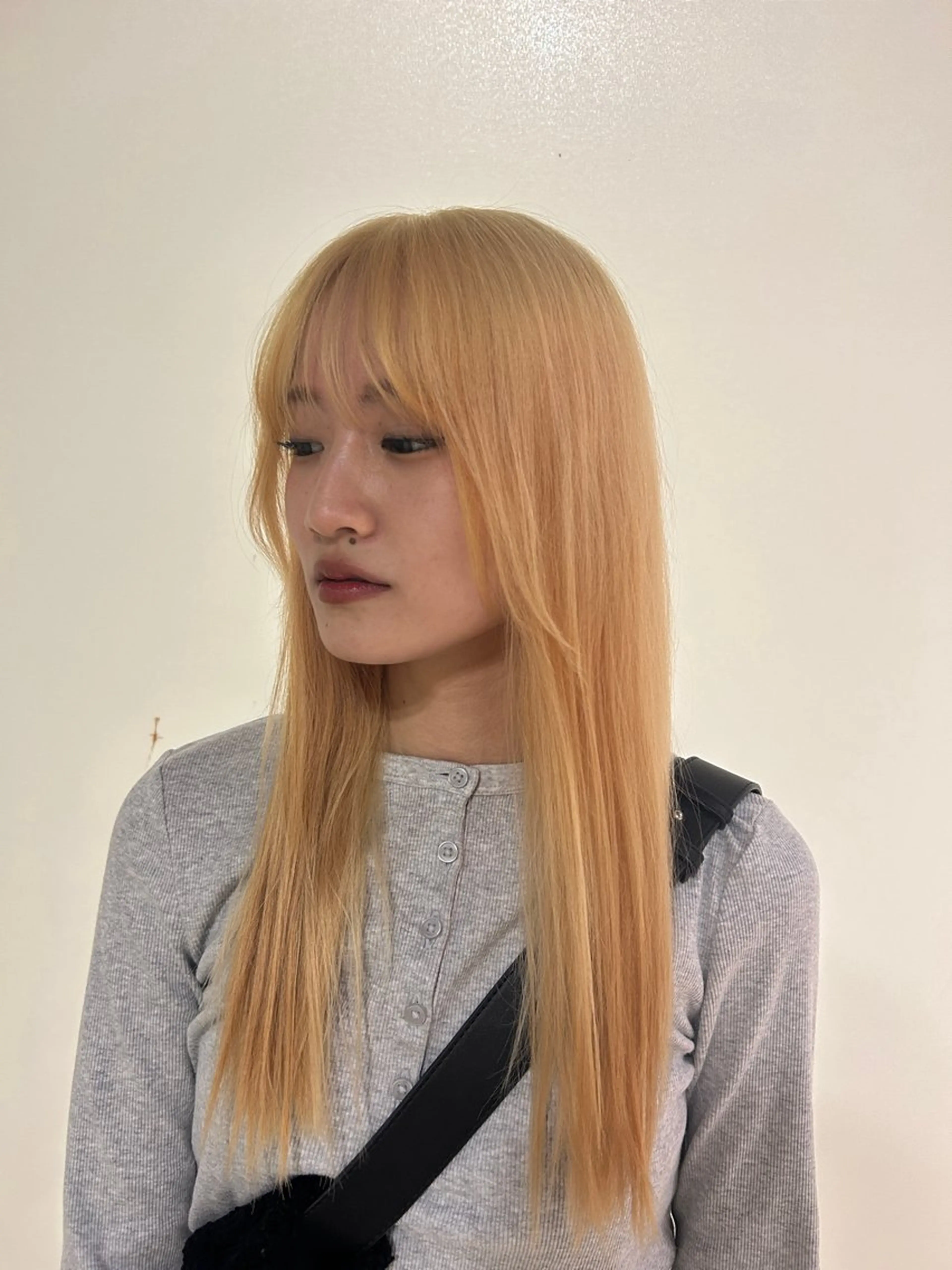 セミロング カラー カット ヘアカラー トリートメント ハイトーン/エクステ /🎀YUINA🎀のヘアスタイル