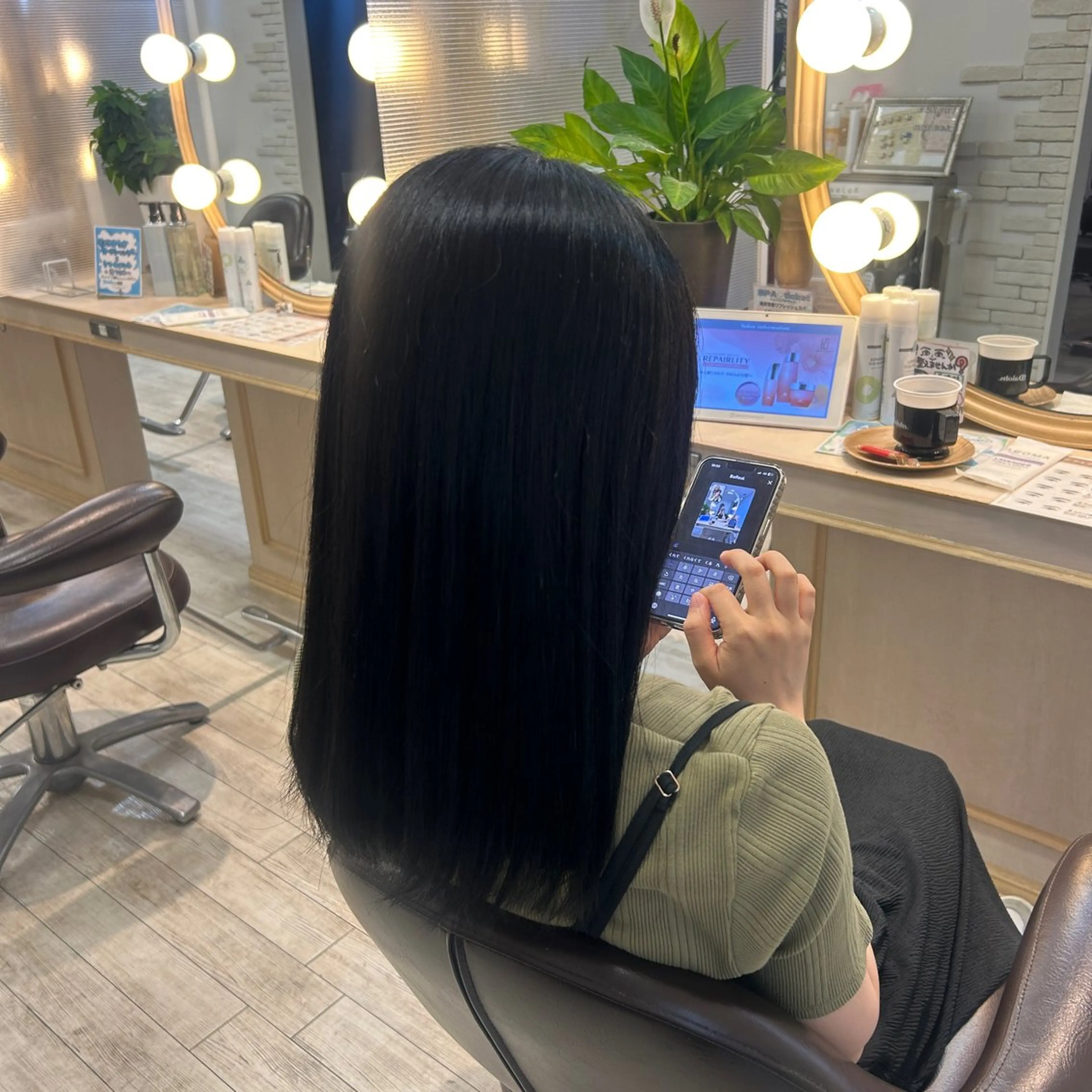 カラー ヘアカラー Yuina まつパモデル募集🩶のマツエク・マツパデザイン